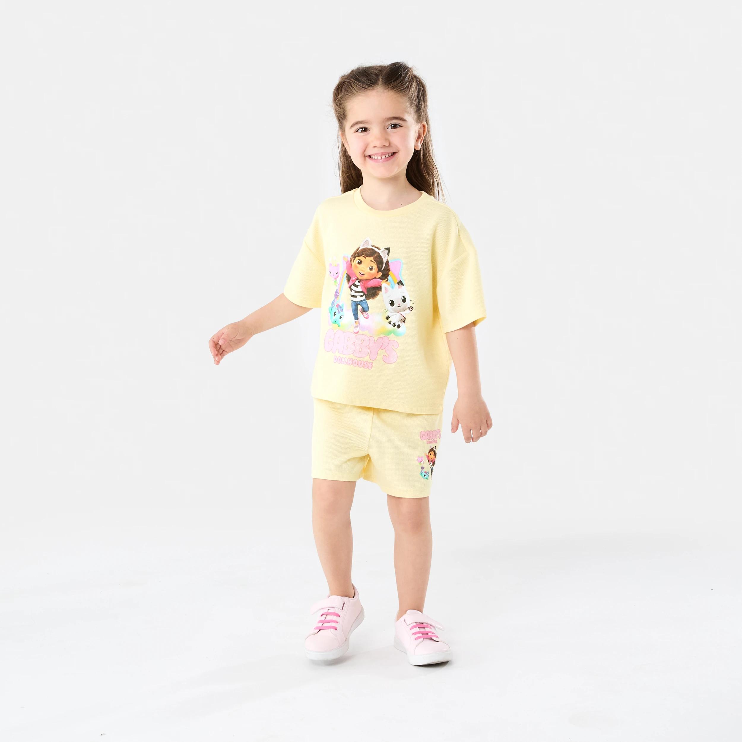 1 Gabby's Dollhouse License Top and Shorts Set Gabby Set, 1 of 7