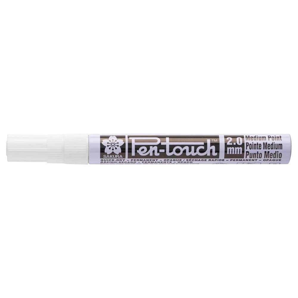 2 Sakura Pen-touch Paint Marker 2mm White, 2 of 5