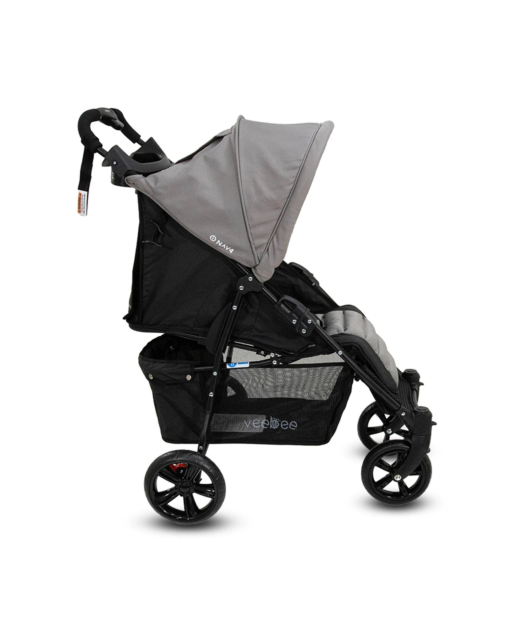 7 Veebee Nav 4 Foldable Stroller Kids Toddler Baby 0 Months Plus Fauna
 - Multi, 7 of 9