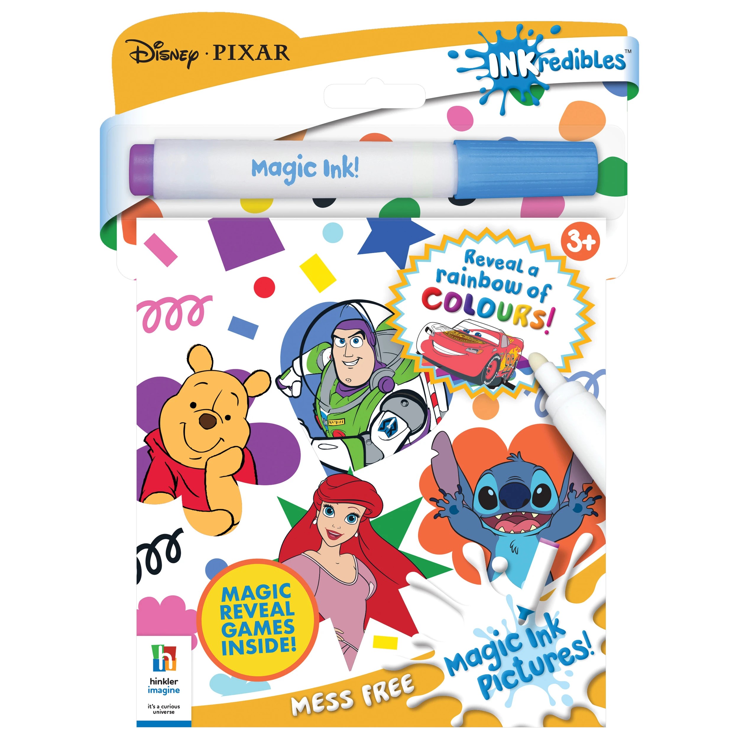 1 INKredibles Disney Pixar Mess Free Magic Ink Pictures - Book, 1 of 5