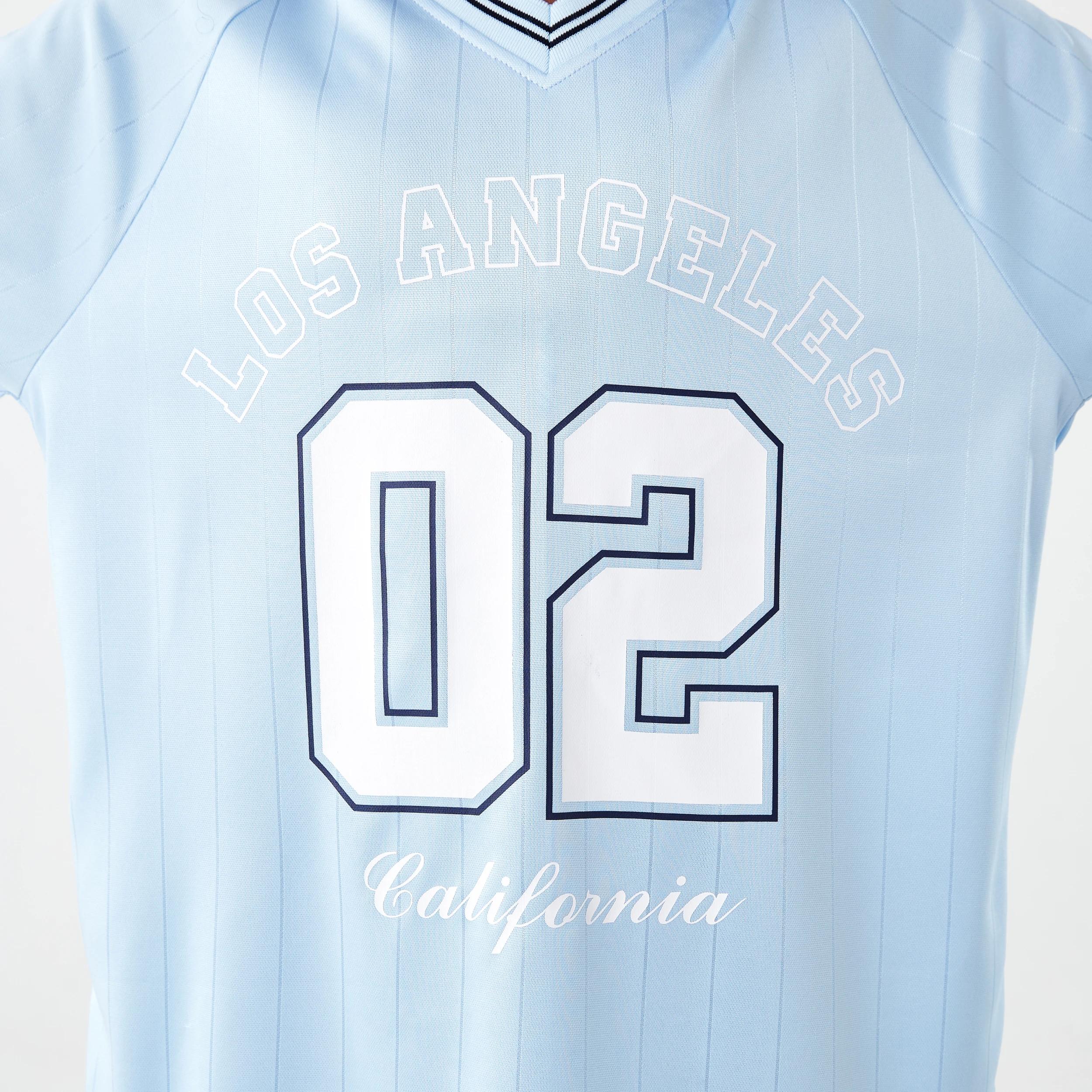 5 Mesh T-shirt Blu La 02, 5 of 8
