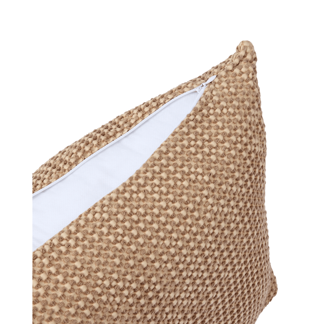 4 Waffle Cushion - Tan, 4 of 4