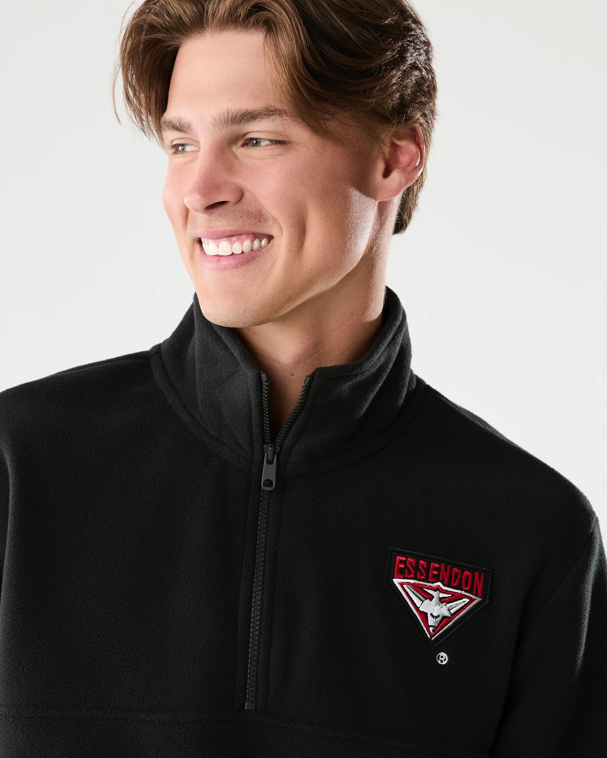 4 Official AFL Adult Polar Fleece Jacket Essendon, 4 of 10