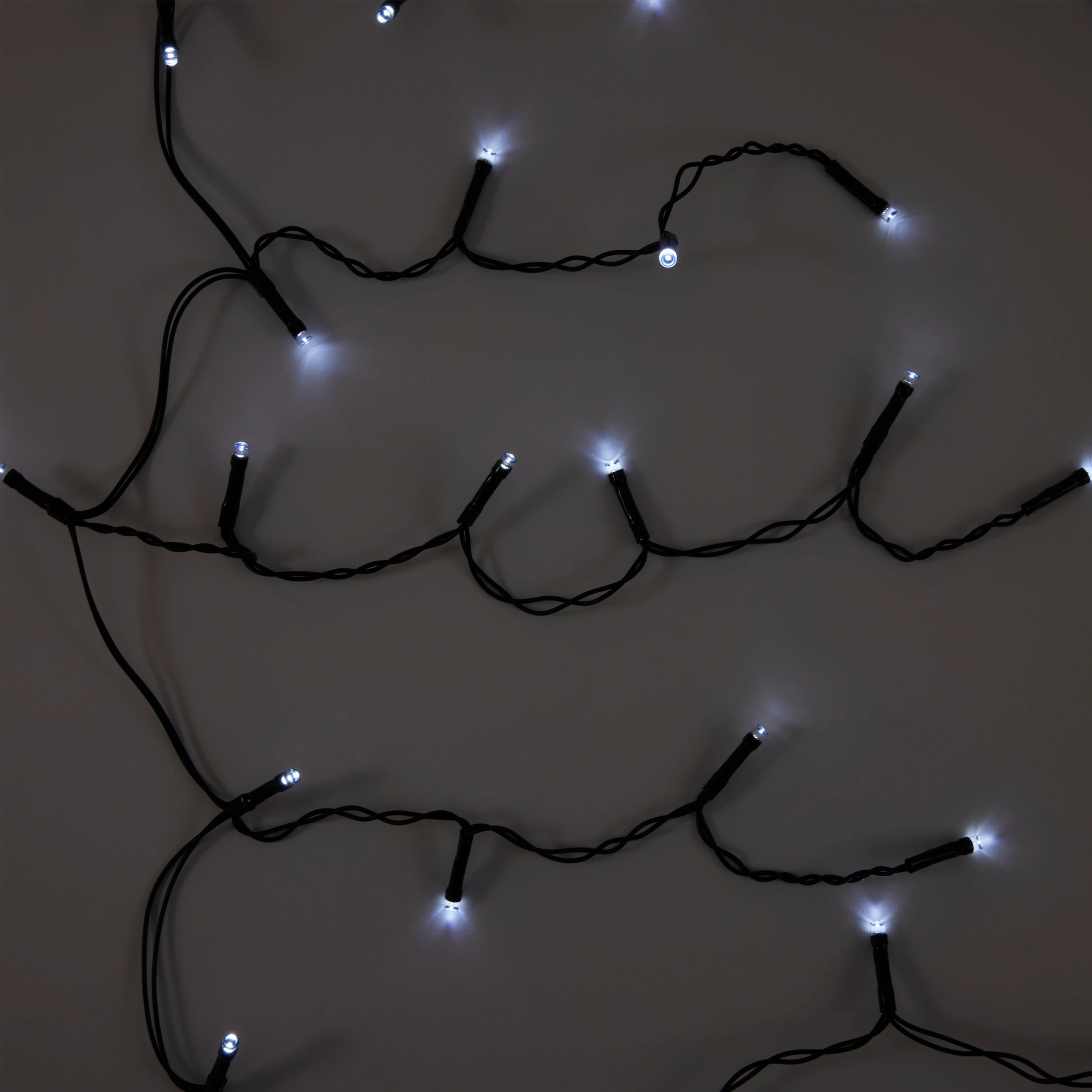 1 Solar Powered 500 LED Multifunction White Icicle String Lights, 1 of 8