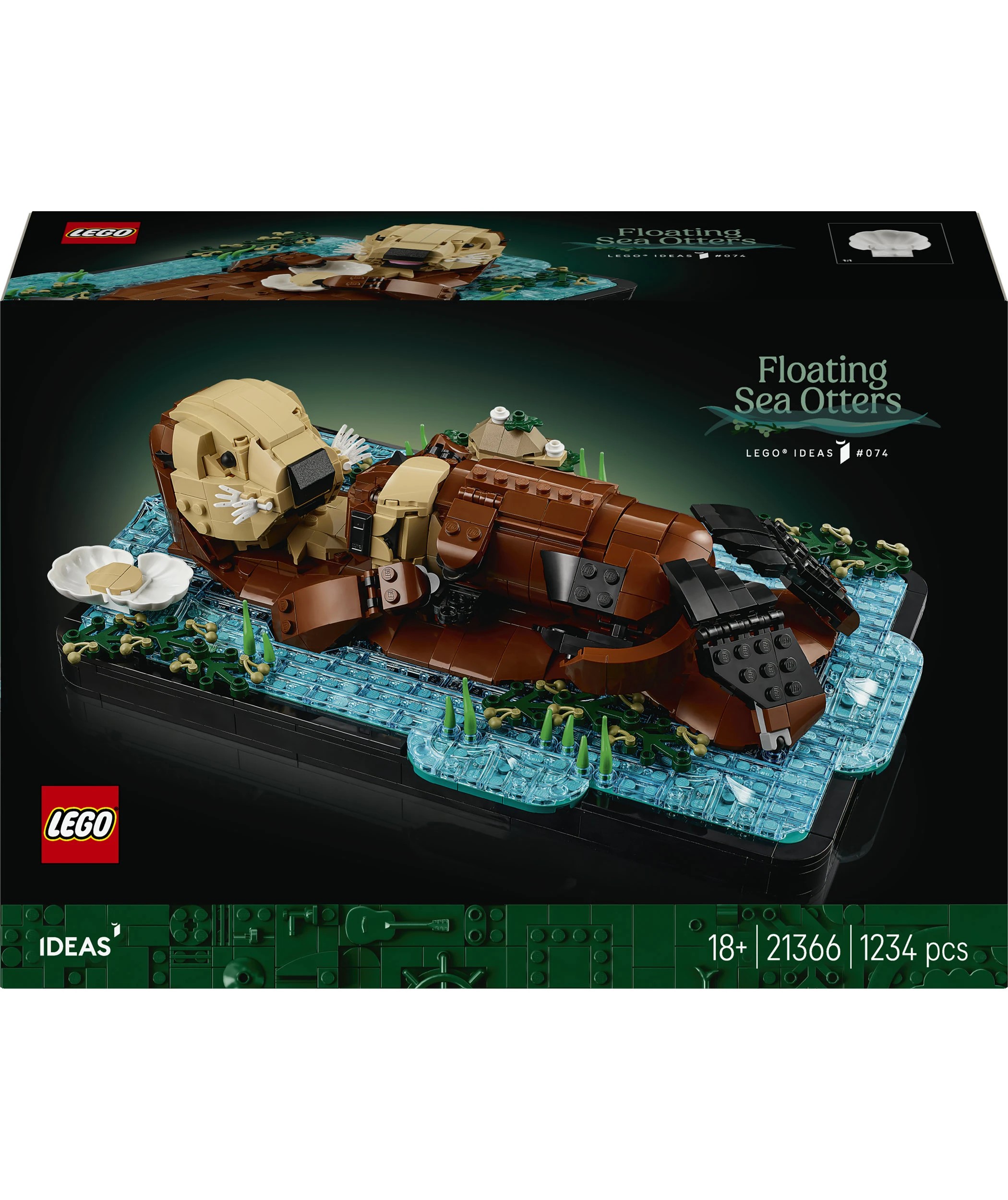 1 LEGO Ideas Floating Sea Otters 21366, 1 of 10