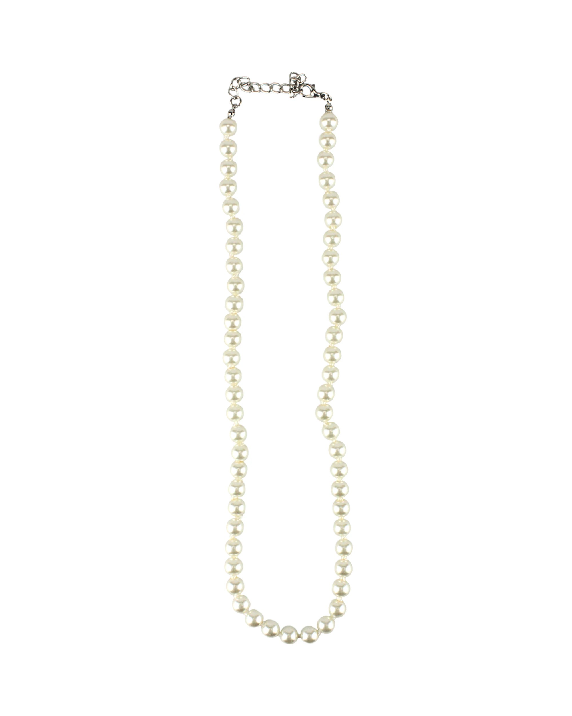 1 JD Party Pearl Beaded Necklace - One Size - White, 1 of 3