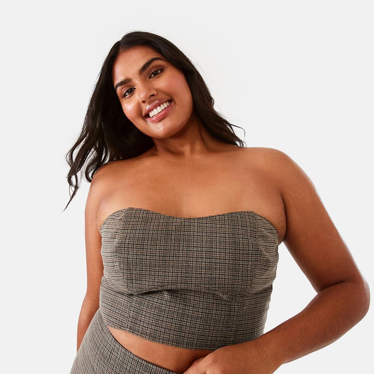 3 Plaid Crop Top Plaid, 3 of 10