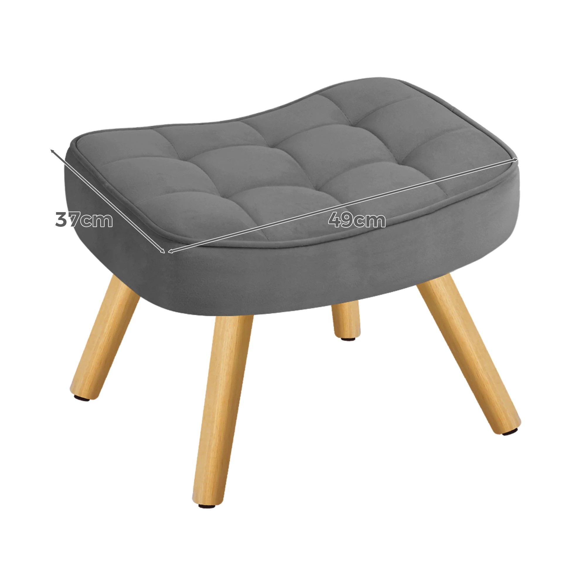 8 Alfordson Armchair Lounge Chair Featherston Replica Accent Chair Couch - Light Grey, 8 of 10