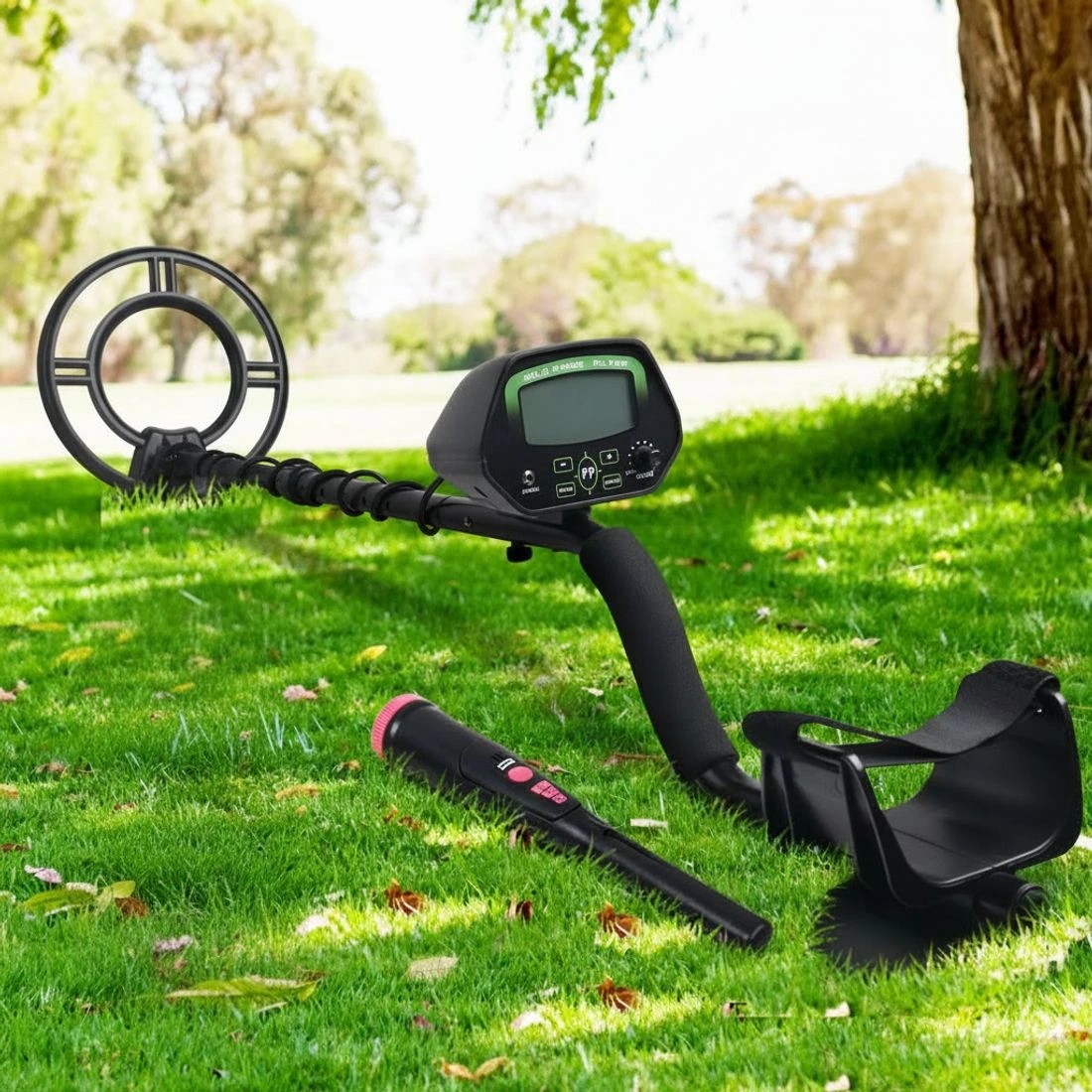 5 Weisshorn Metal Detector 220MM Deep Sensitive Water Resistant Pinpointer Treasure Hunter - Black, 5 of 5