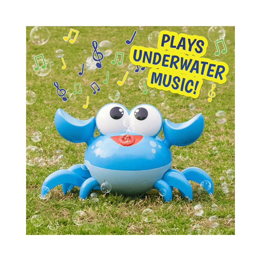 5 Maxx Bubbles Dancing Crab Bubble Machine - Blue, 5 of 7
