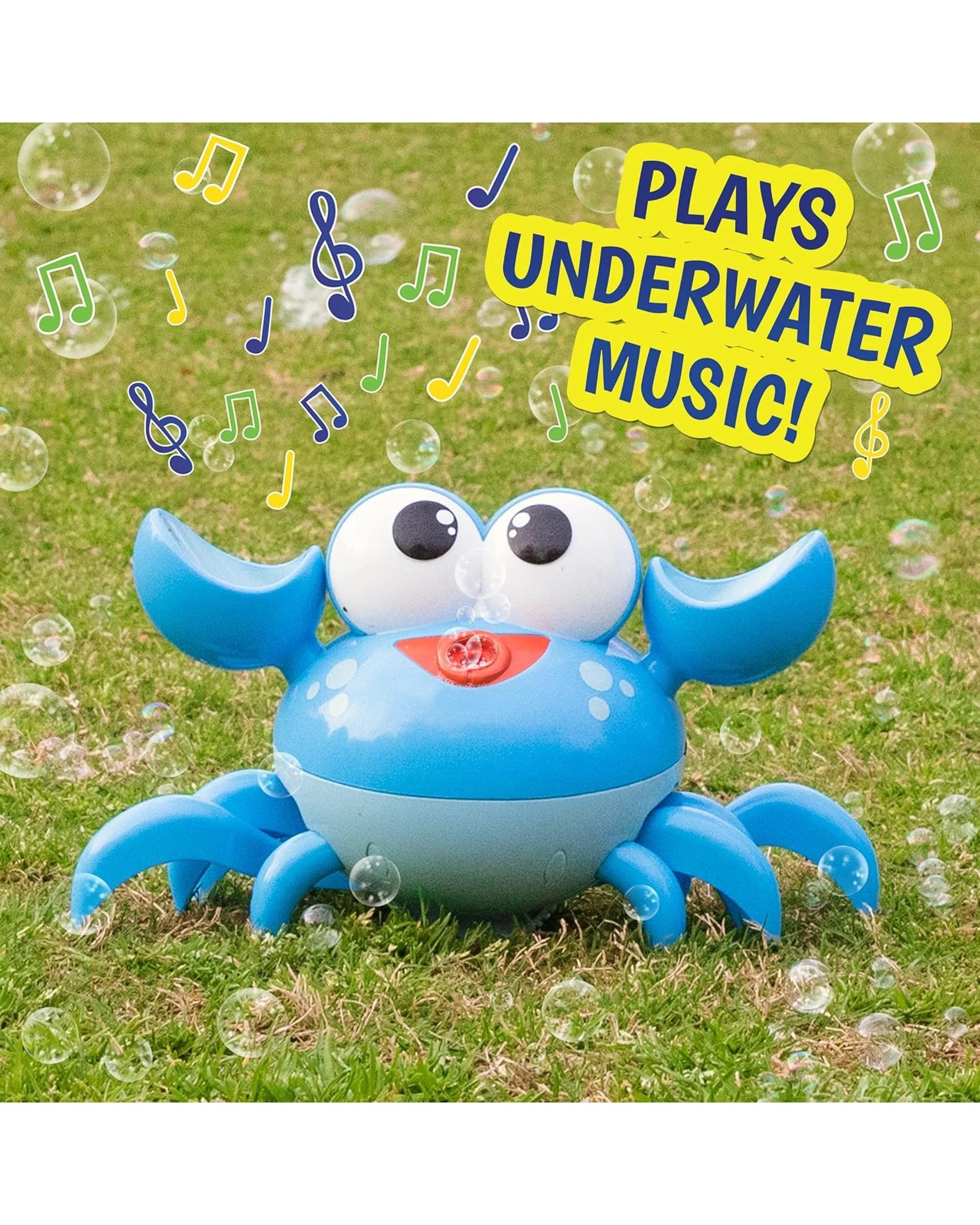 5 Maxx Bubbles Dancing Crab Bubble Machine - Blue, 5 of 8