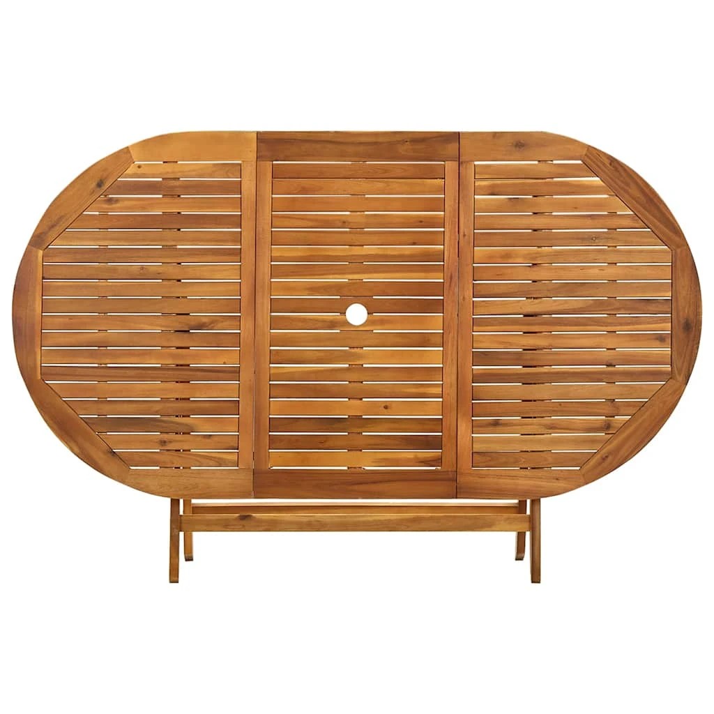 3 Vidaxl Garden Table Wooden Table - Brown, 3 of 6