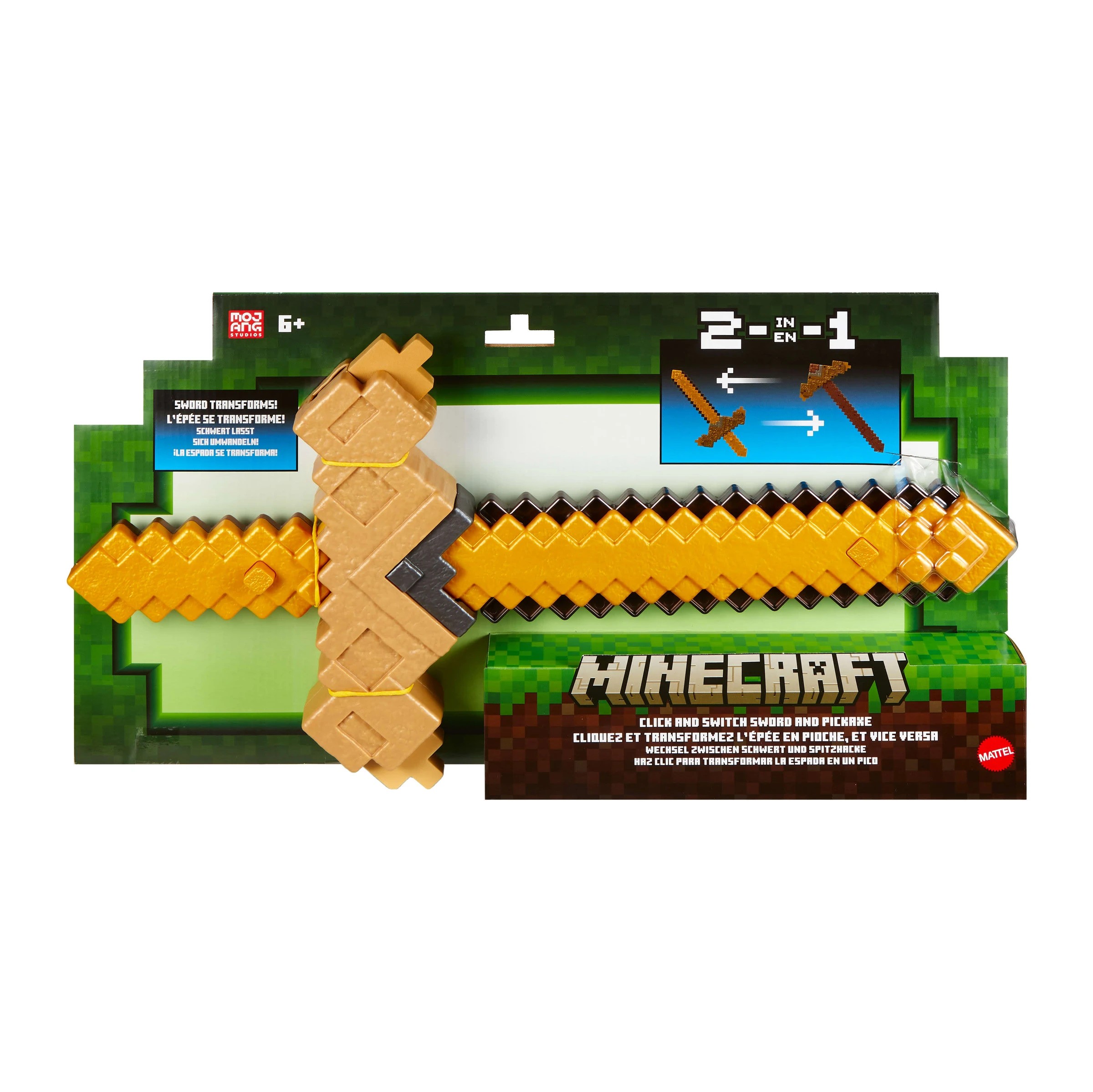 1 Minecraft Click & Switch Sword & Pickaxe, 1 of 6