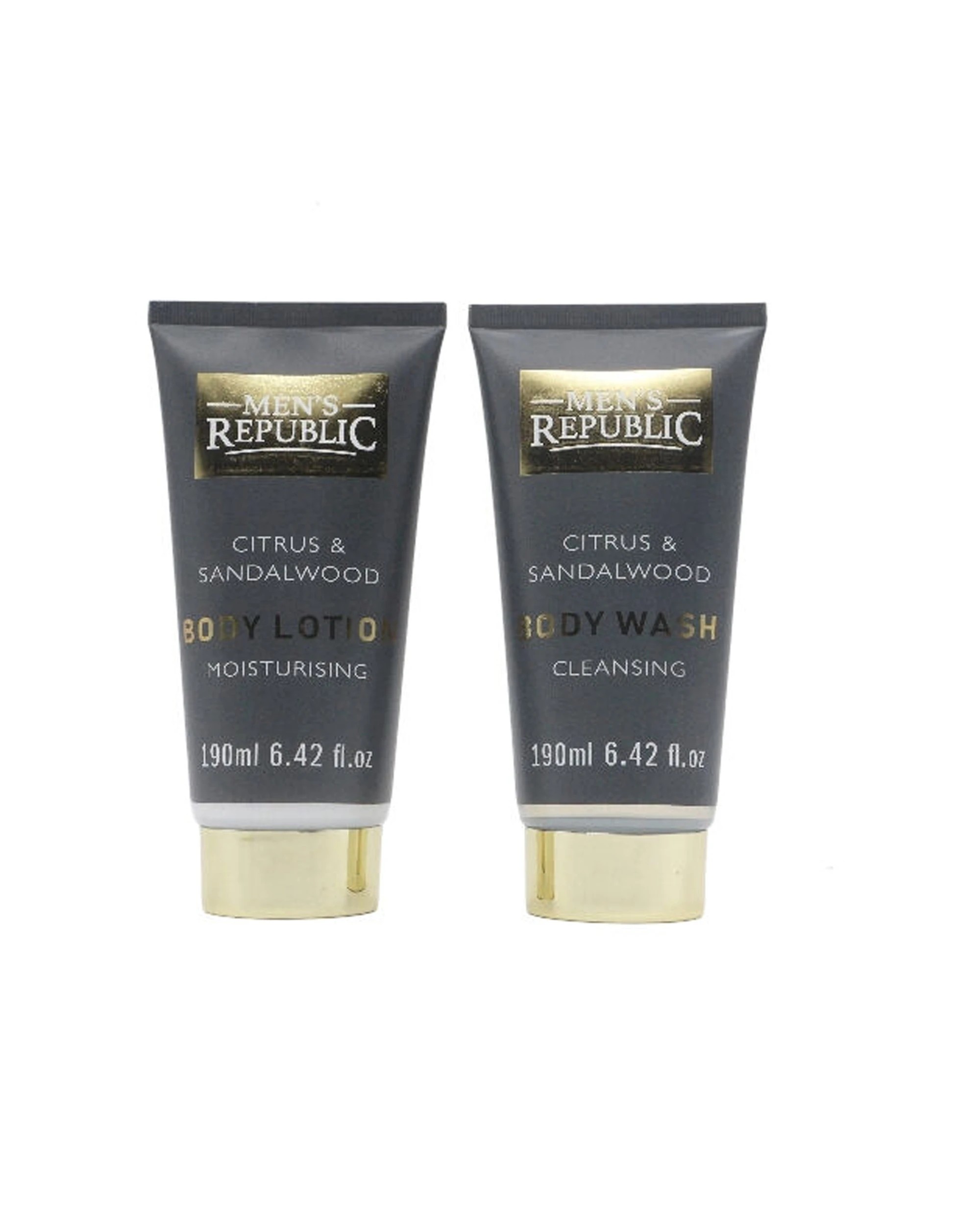 2 Mens Republic Grooming And Slippers Kit Comfort And Relaxation Set For Men - Grey, 2 of 3