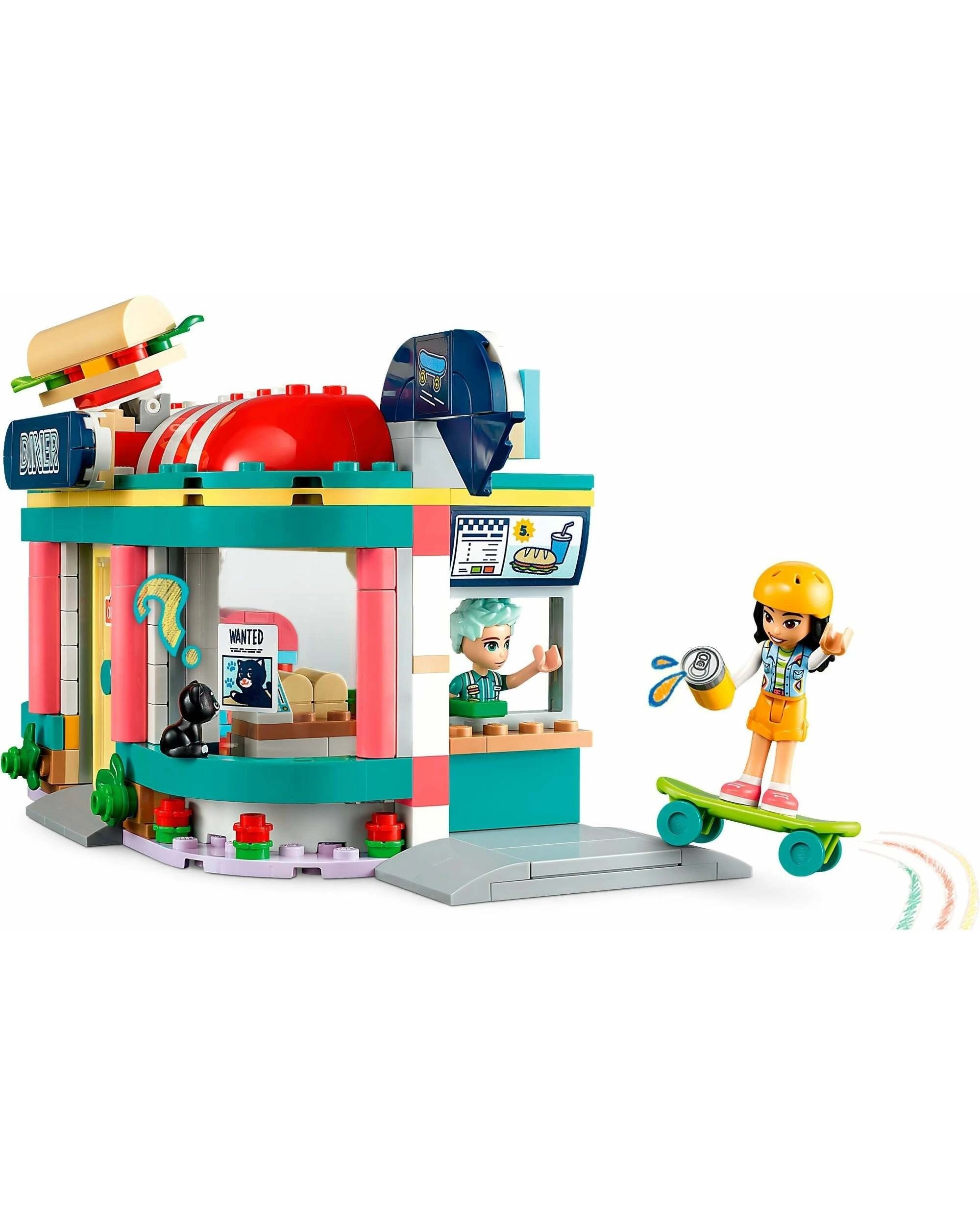 3 LEGO Friends Series 41728 Heartlake Downtown Diner, 3 of 5