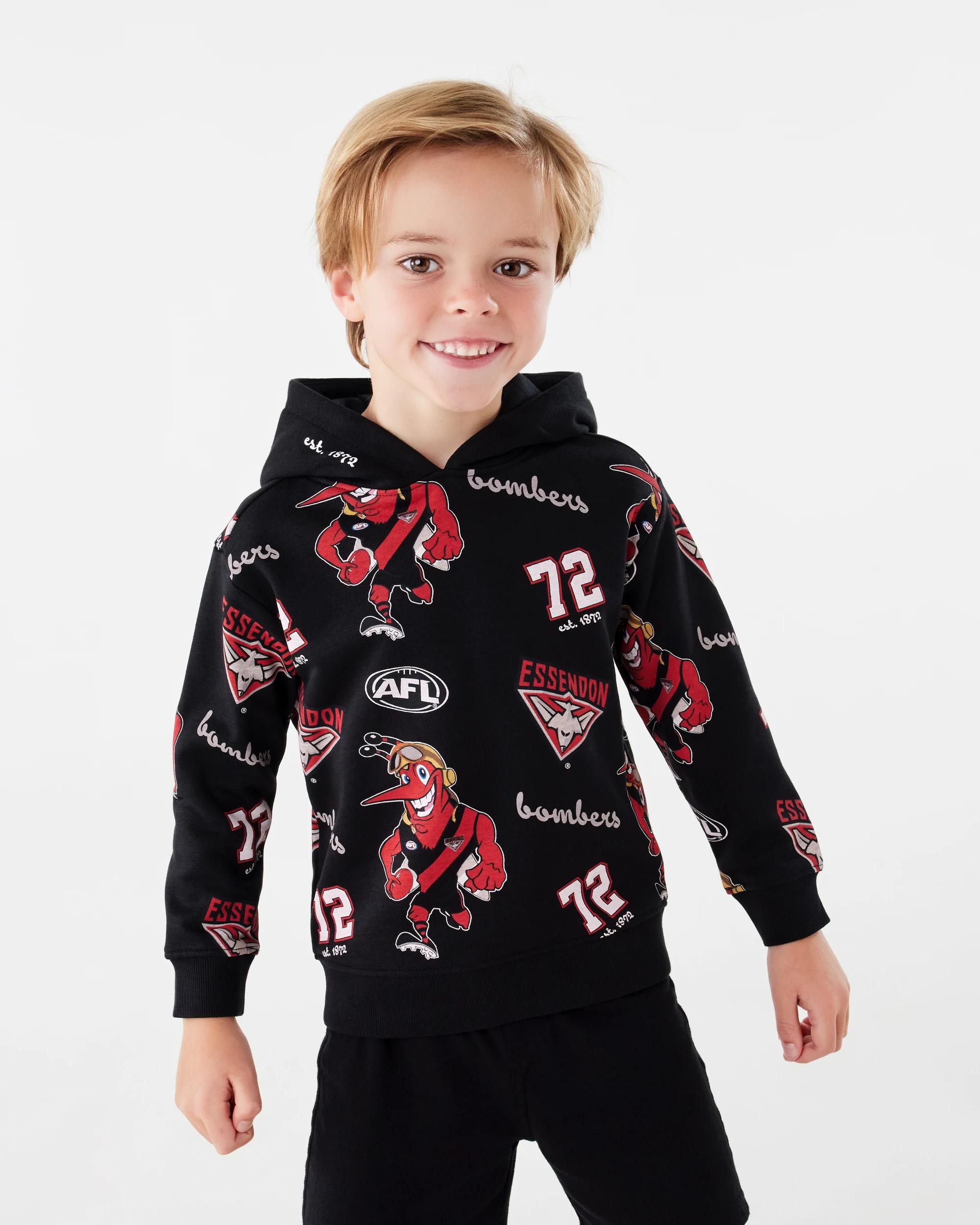 1 Official AFL Kids Hoodie Essendon, 1 of 10