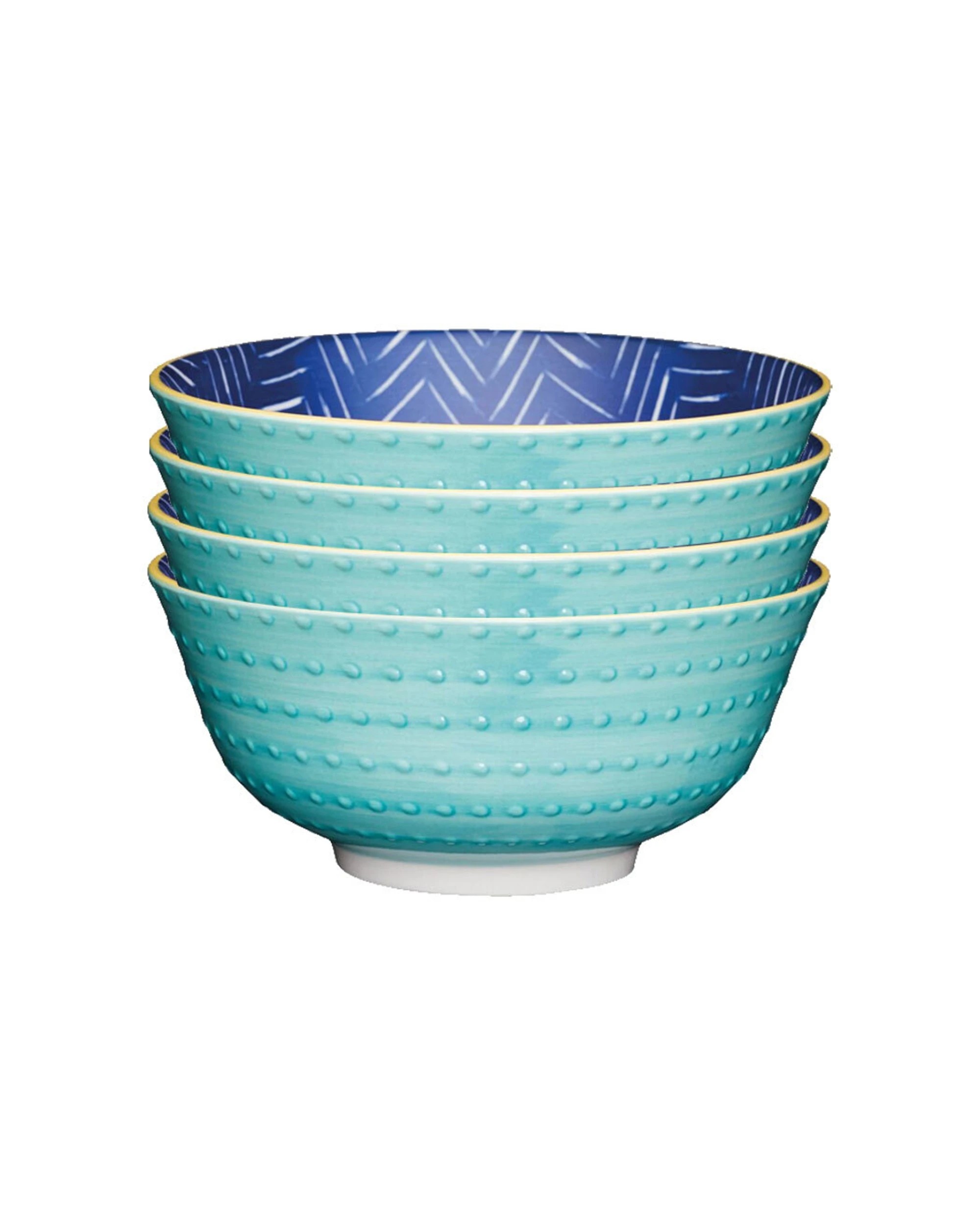 1 Mikasa 4pc Does It All Kitchen Glazed Bowl 15.7cm Durable Microwave Dishwasher Safe - Multi, 1 of 8