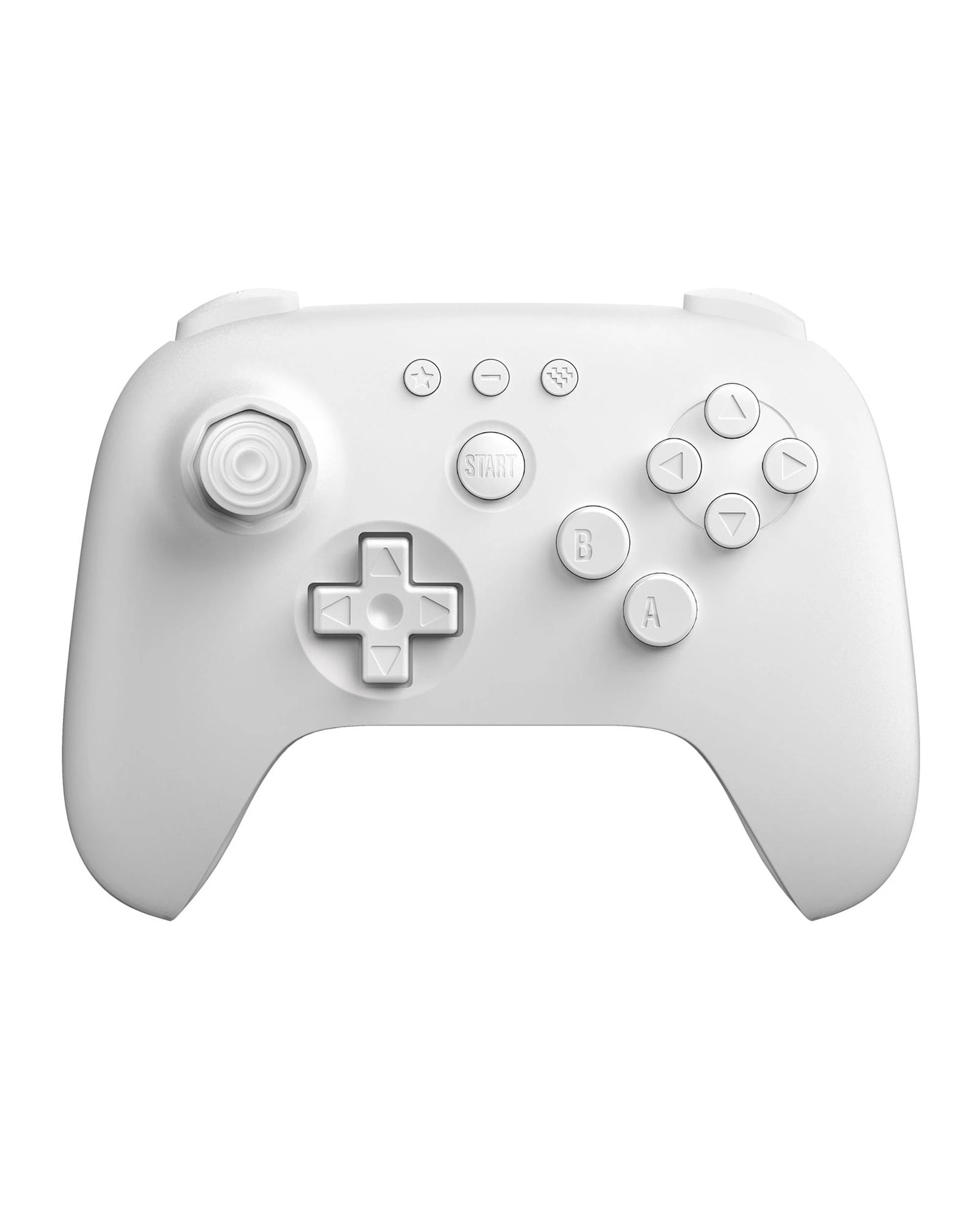 1 8BitDo 64 Bluetooth Controller for Nintendo Switch 2 - White, 1 of 7