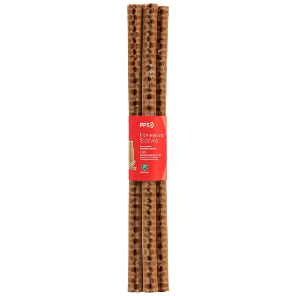 1 PPS Honeycomb Sleeve 10x450mm 6 Pack Brown, 1 of 4