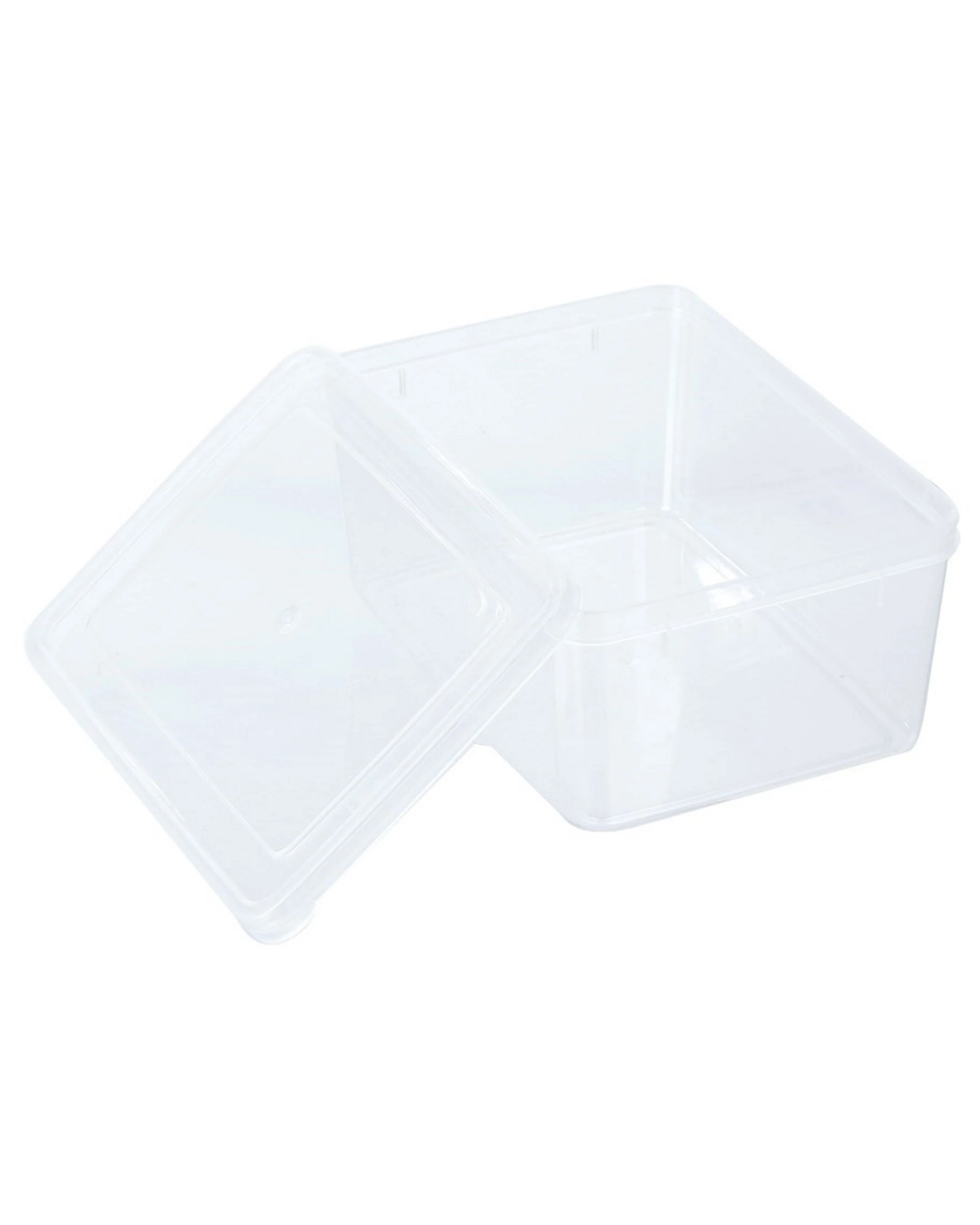 2 Lemon & Lime Keep Fresh Stackable Plastic Food Container 1.5L - Clear, 2 of 3