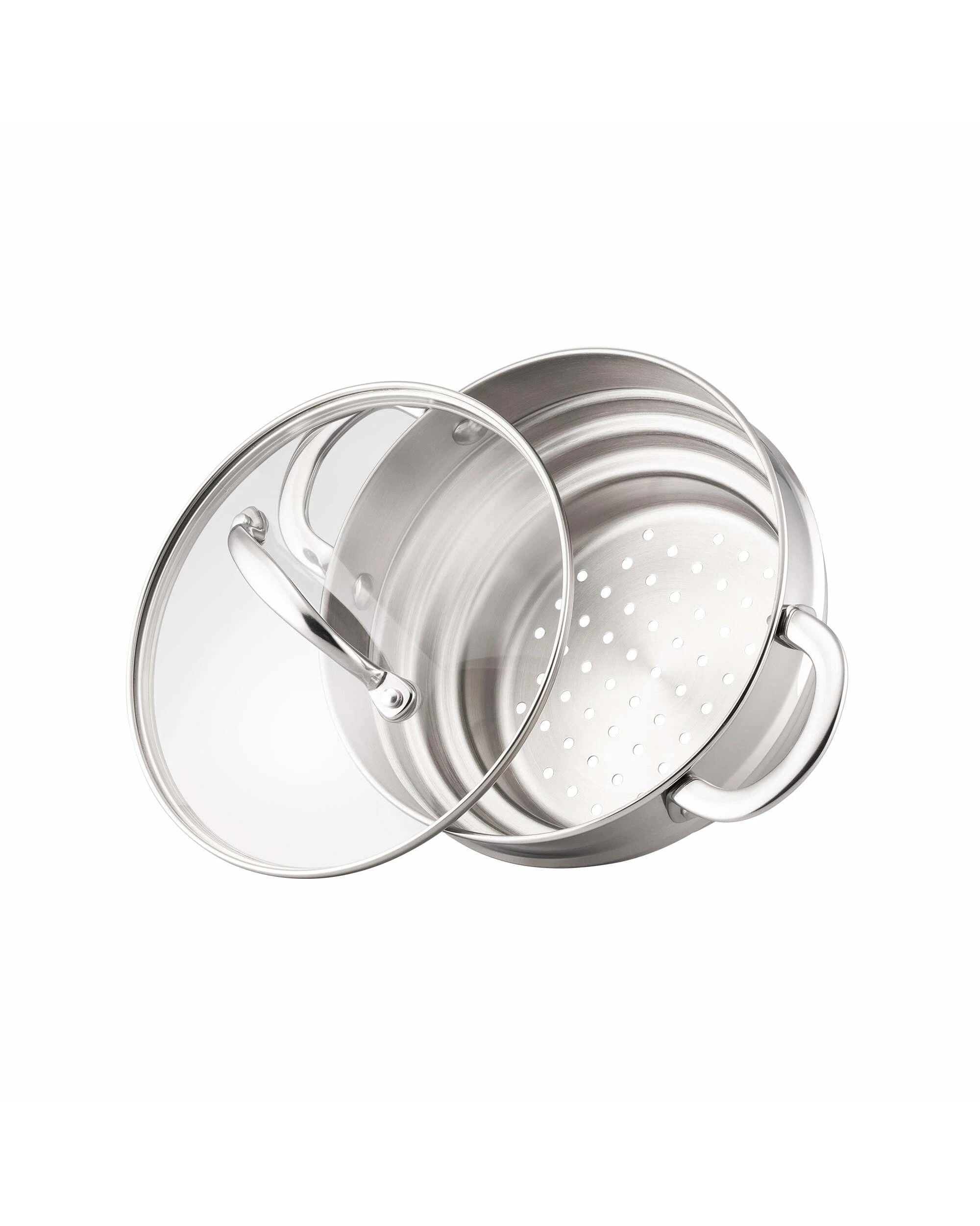 1 RACO Steel Essentials Stainless Steel Universal Steamer With Lid 16/18/20cm - Silver, 1 of 1