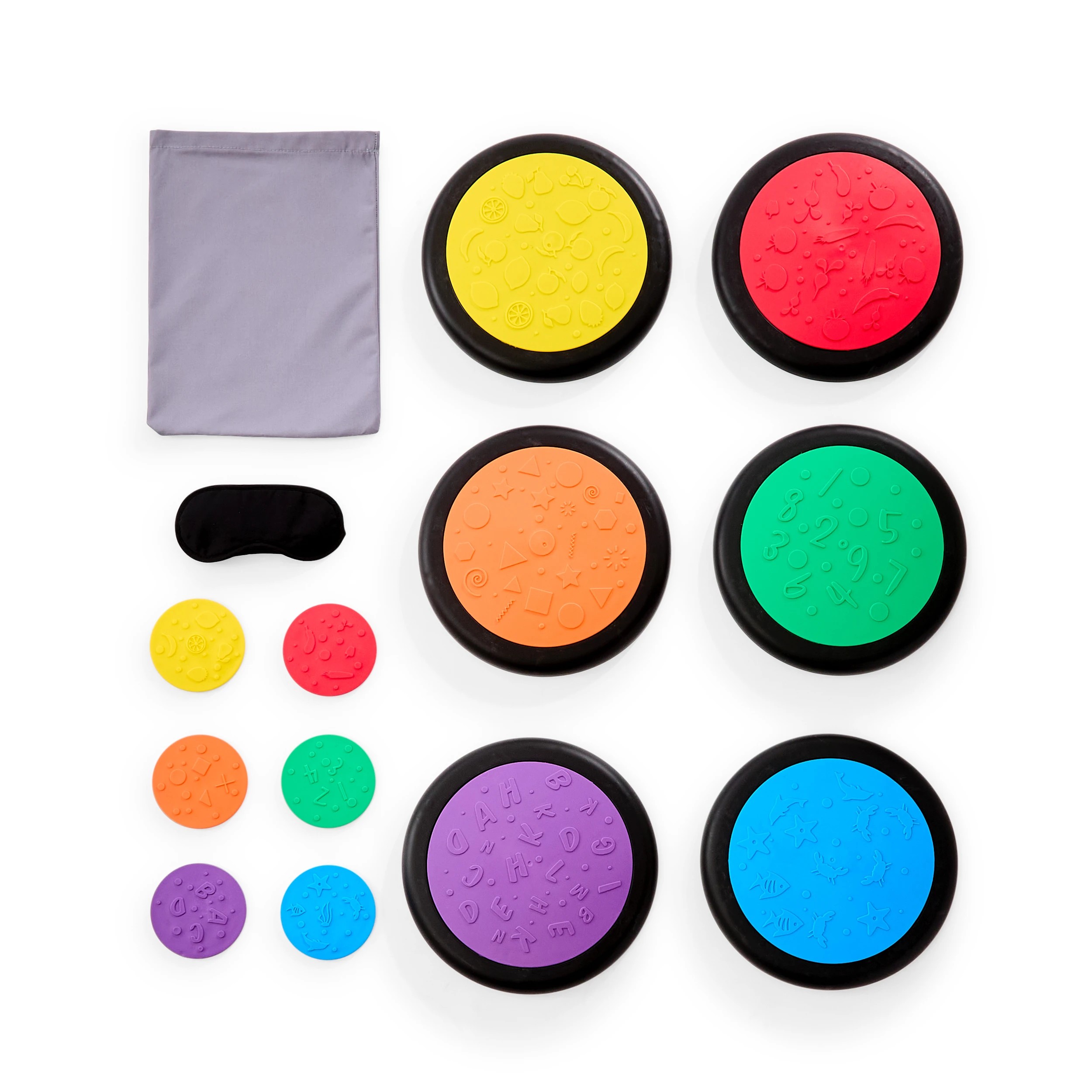 7 6 Pack Sensory Tile Disc Game, 7 of 7