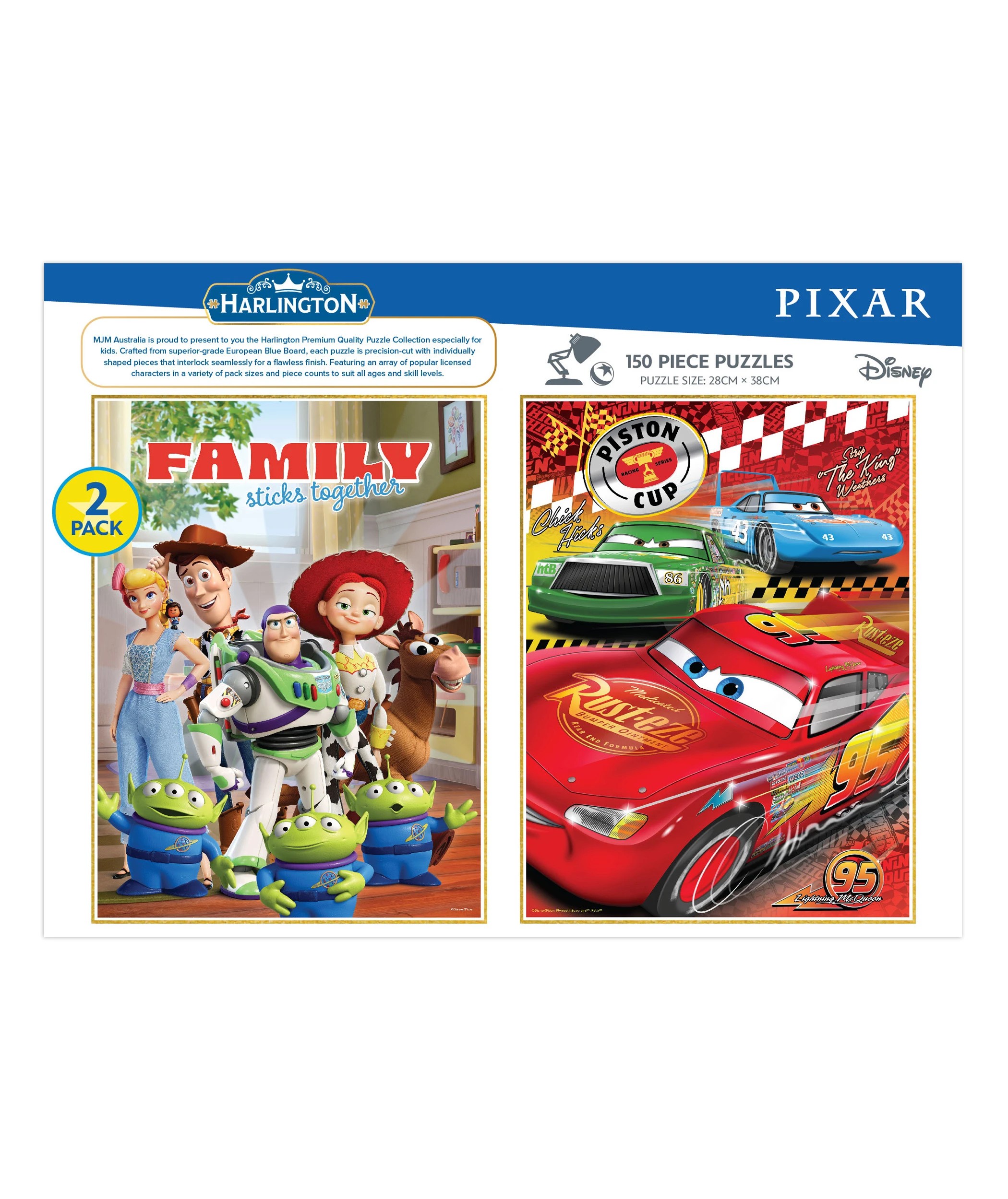 7 Licensed 2 Pack Harlington Kids 150 pieces Puzzle - Assorted - Multi, 7 of 7