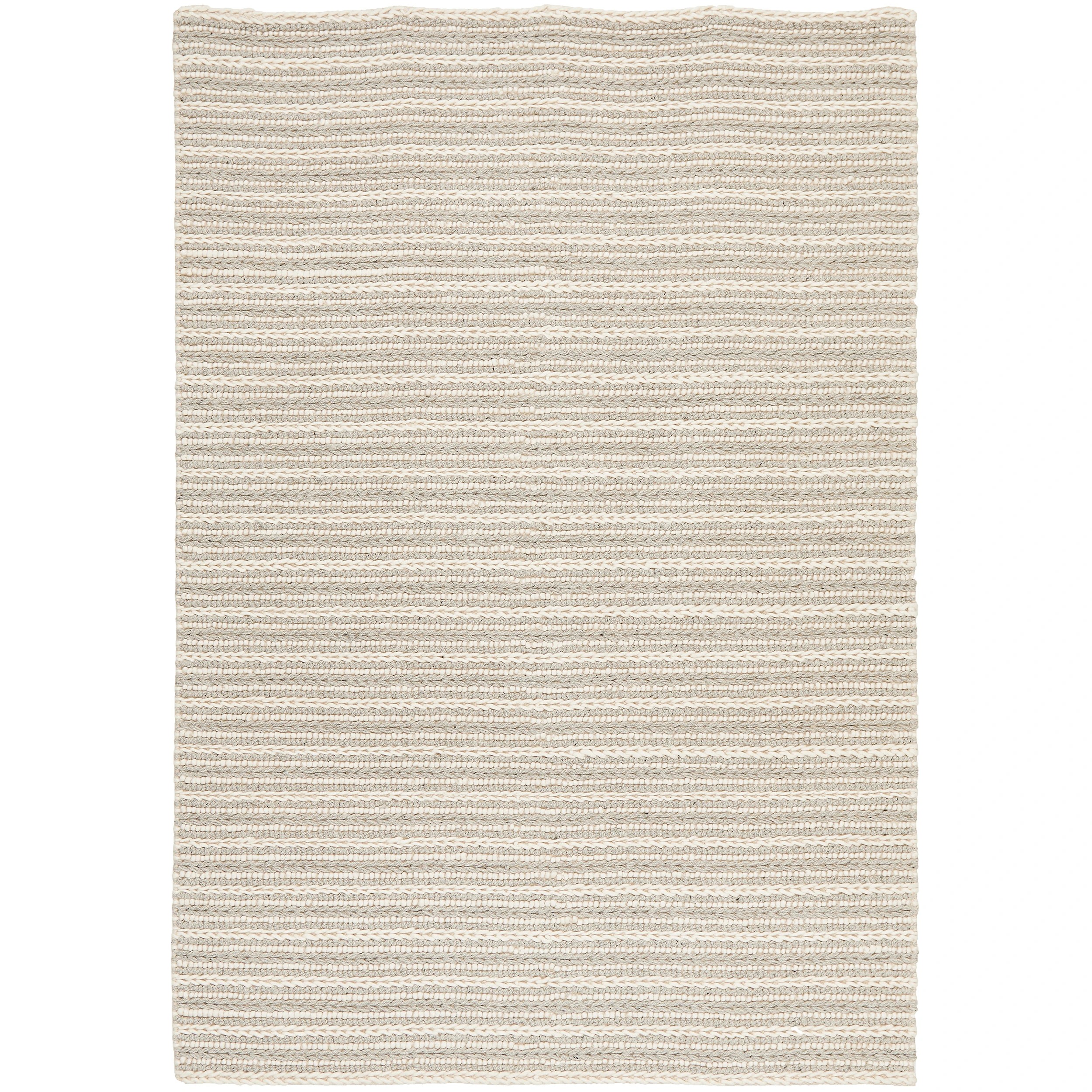 4 Common Ground Rugs Nordica 312 225x155cm - Medium Plain & Textured Rug - Silver, 4 of 8