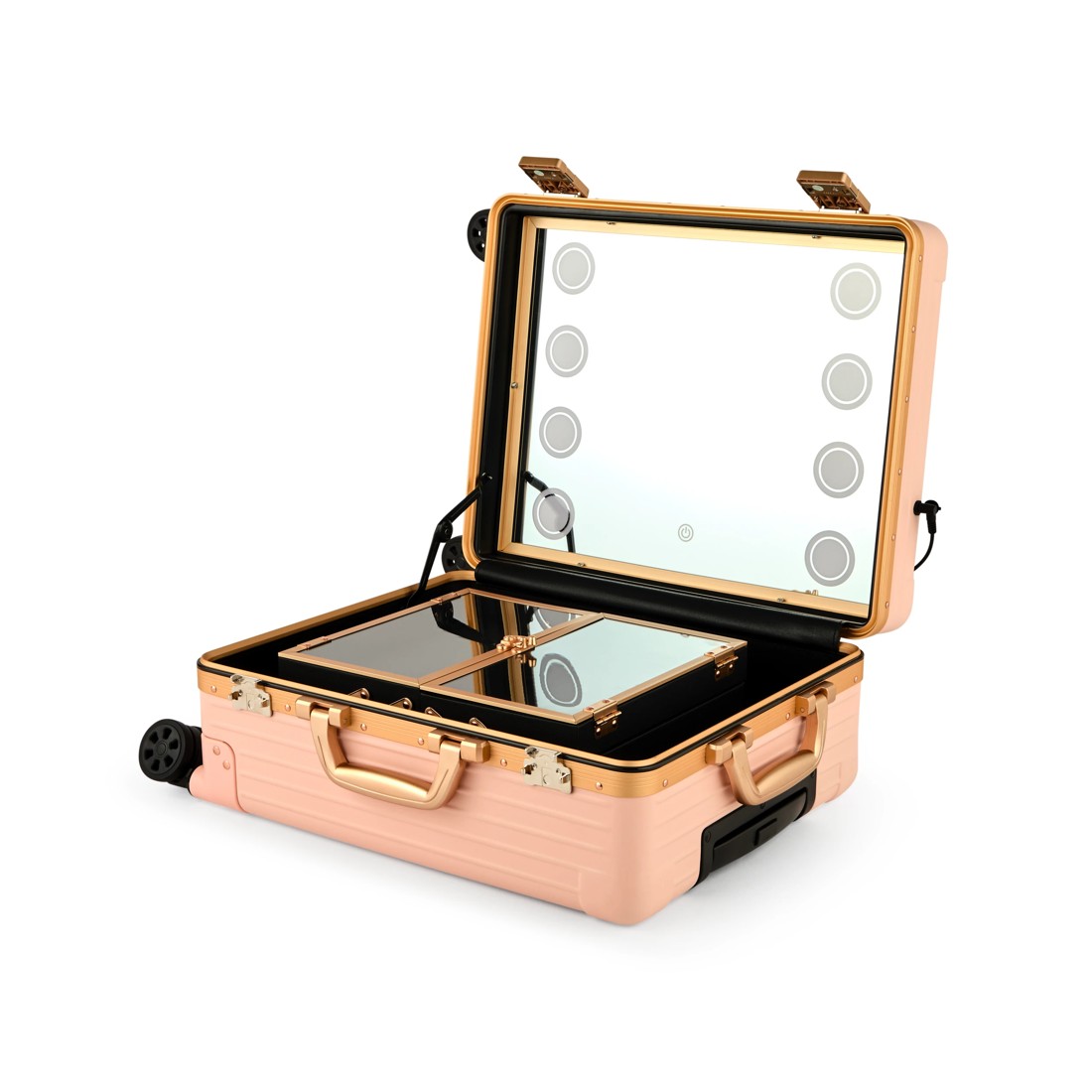 8 OXX Cosmetics Large LED Mirror Case with Wheels, 8 of 10