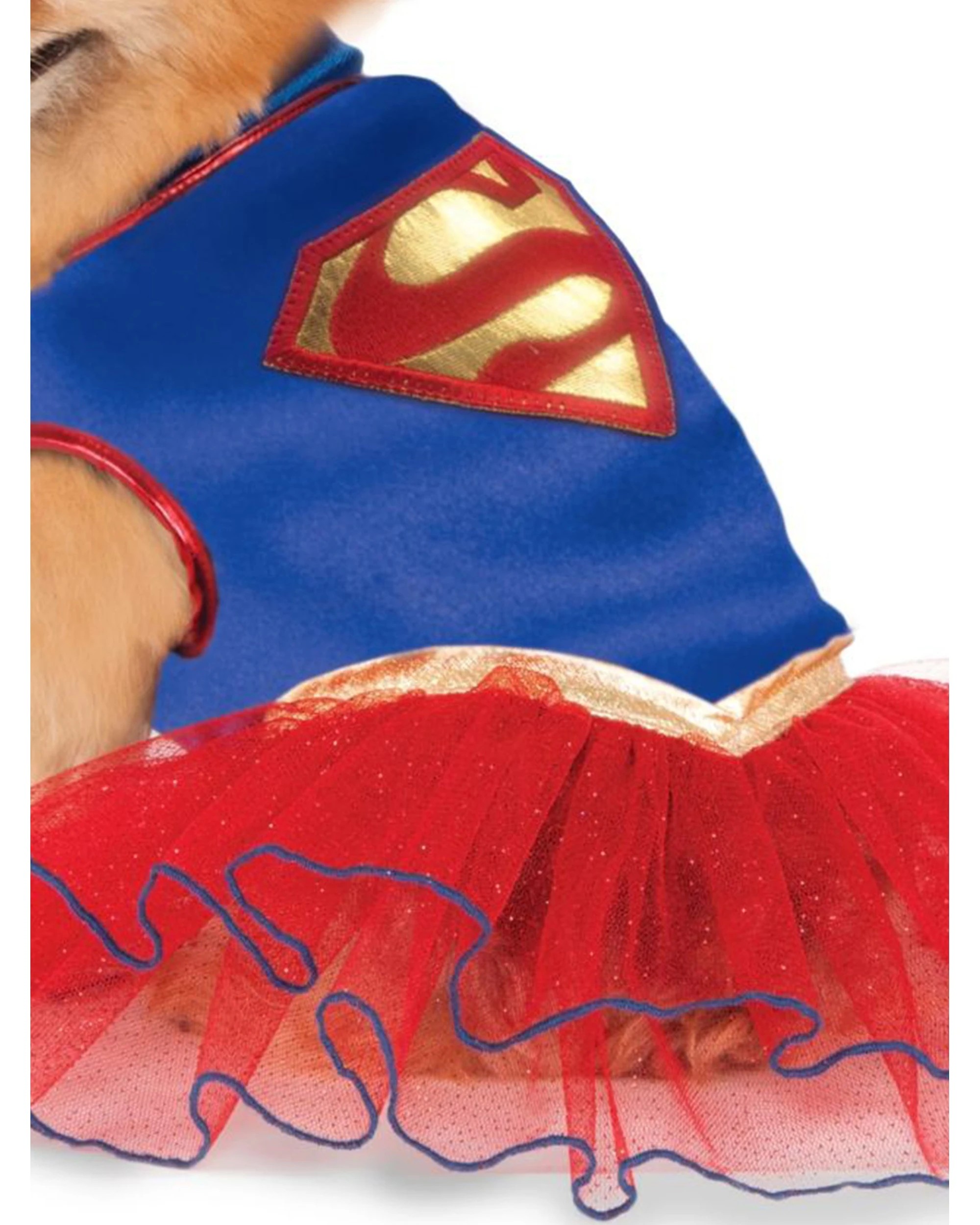 2 DC Comics Supergirl Pet Tutu Dress Pet Dress Up Costume Size XL - Multi, 2 of 2