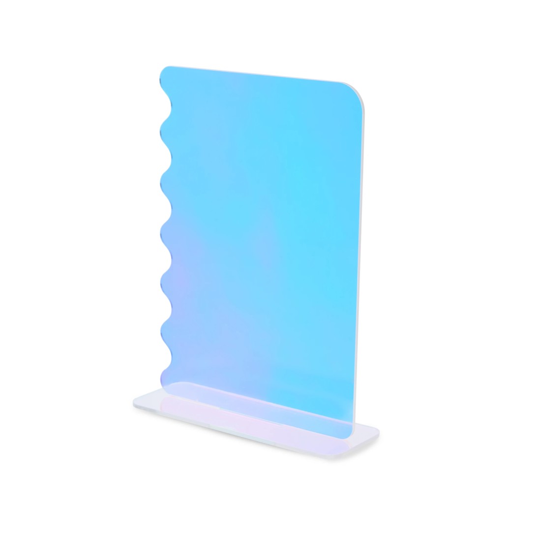 2 4 Piece Iridescent Wavy Acrylic Tabletop Sign, 2 of 9