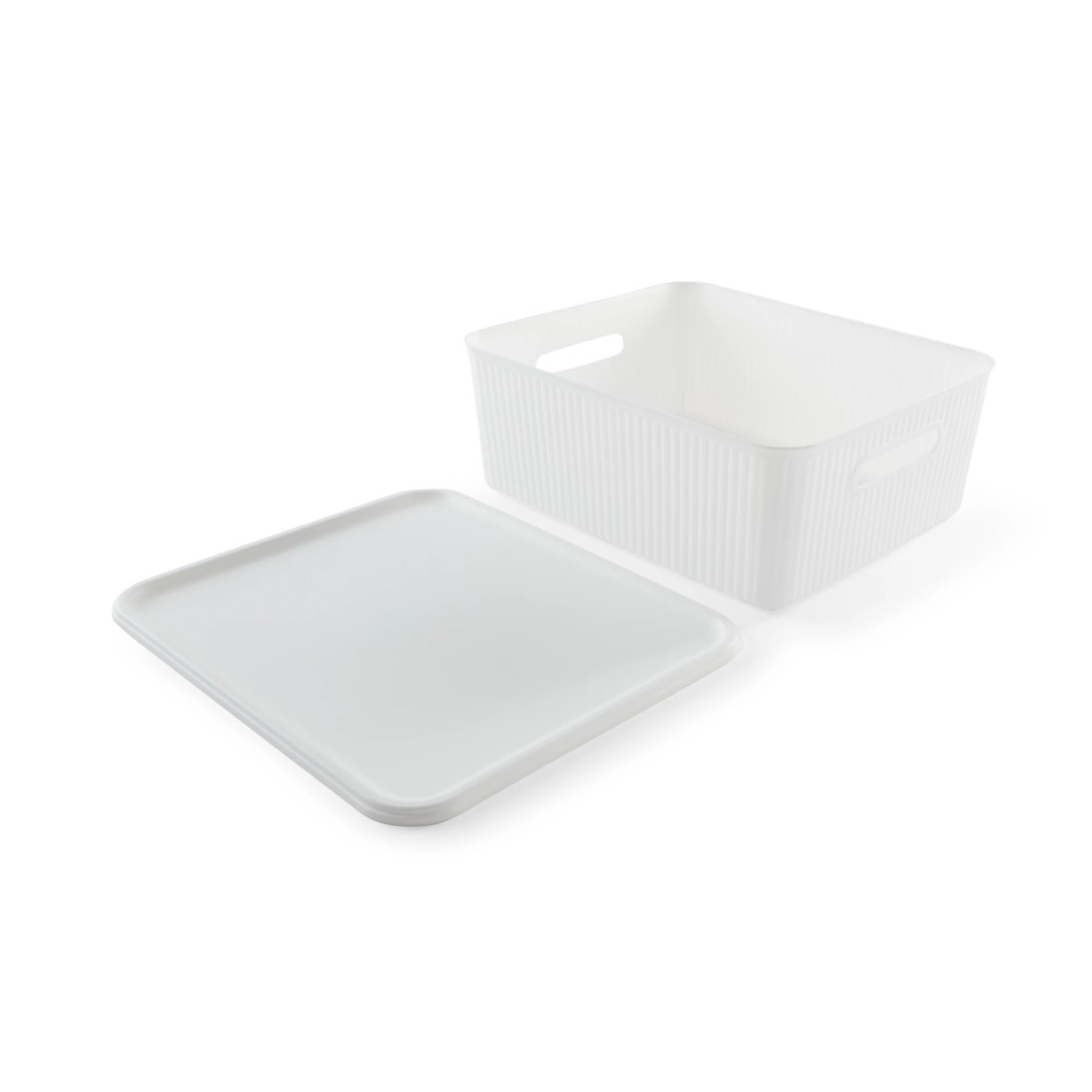 5 11L Ribbed Container - White, 5 of 10