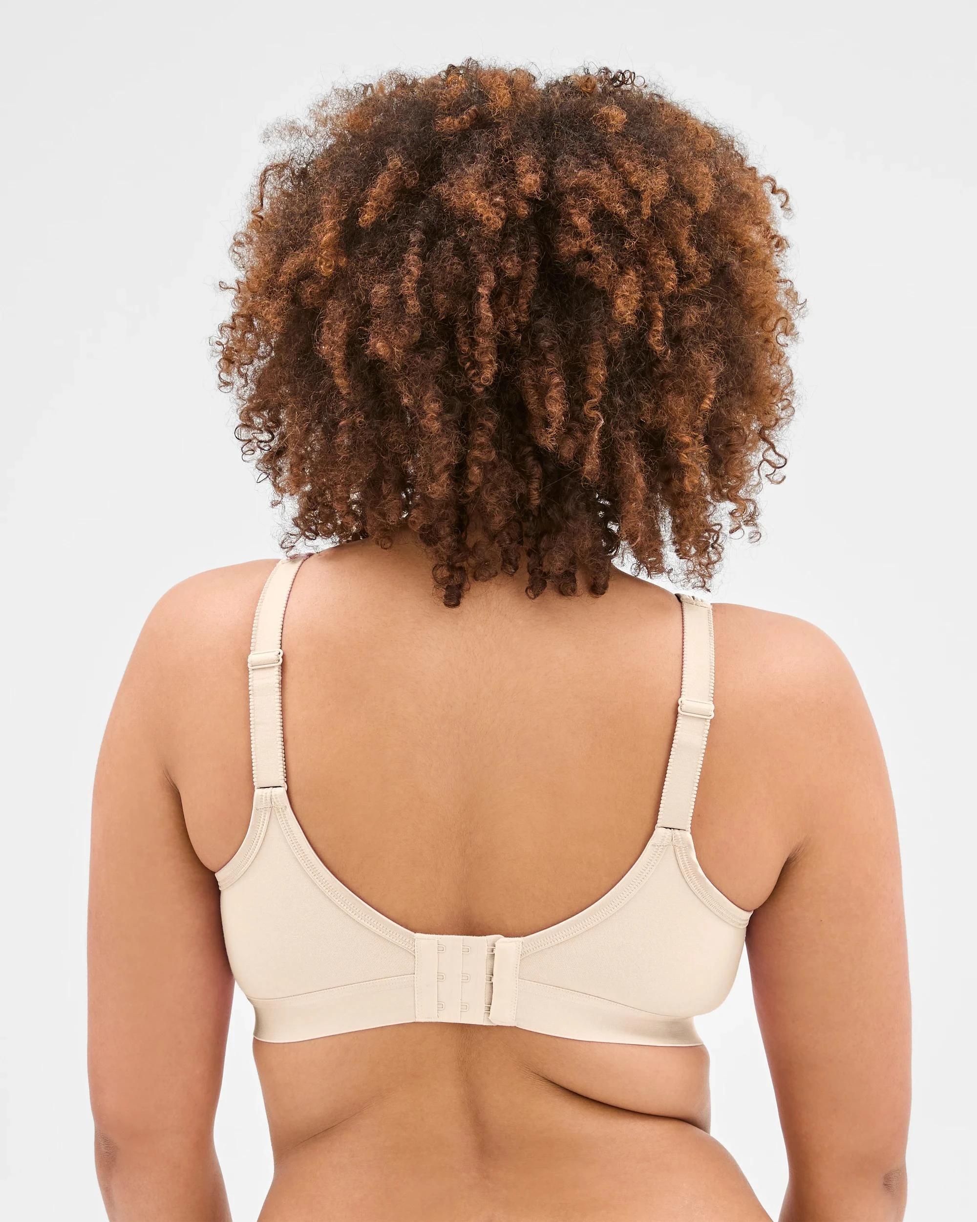 5 Target Woman Plus Size Lucy Australian Cotton Blend Moulded Wirefree Bra TAUPE, 5 of 5