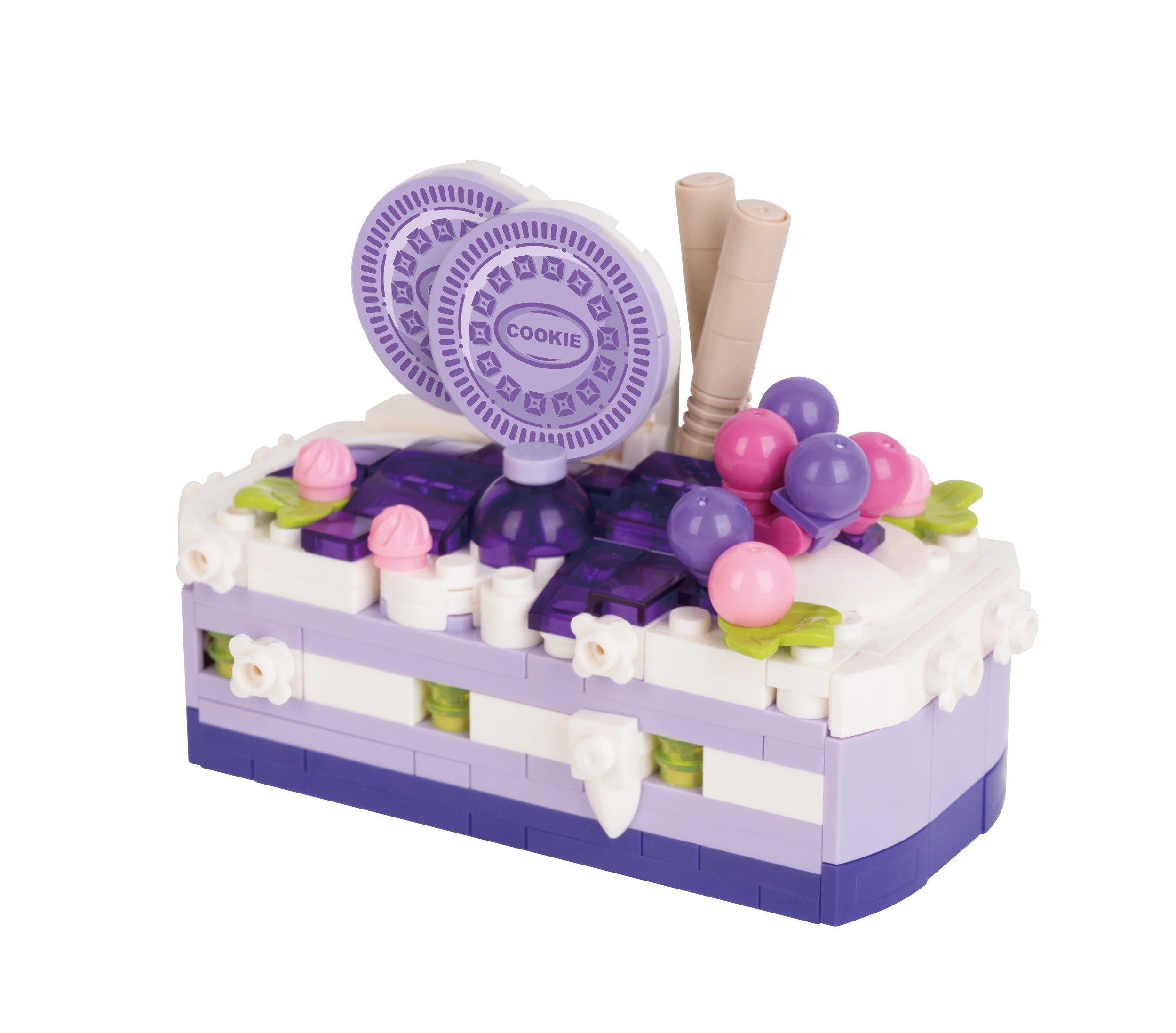 4 Mini Blocks Food Series: Cake - Assorted, 4 of 5