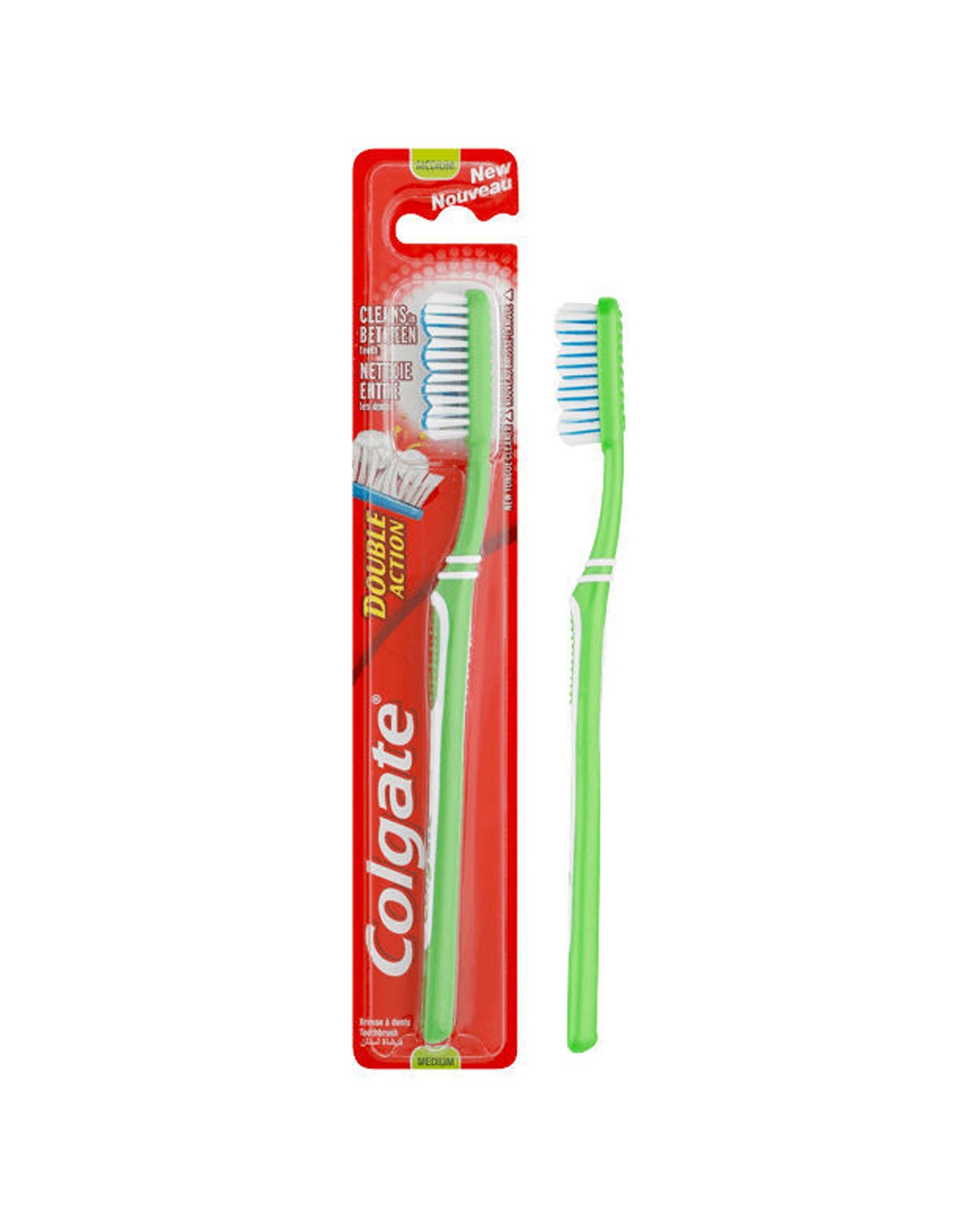 3 Colgate 12PK Double Action Toothbrush Medium Teeth Cleaner Pack - Multi, 3 of 3