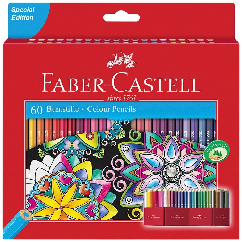 1 Faber-Castell Colour Pencil Castle Box 60 Pack, 1 of 4