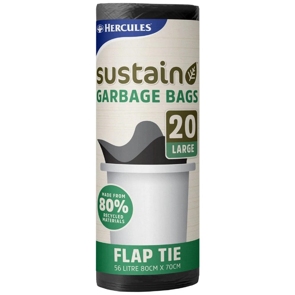 2 Hercules  Garbage Bags Large 56L 200 Pack, 2 of 2