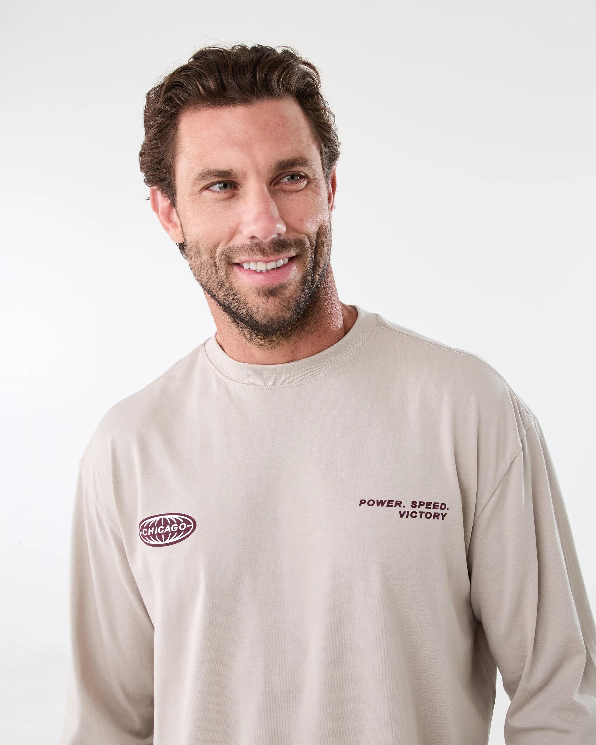 4 Long Sleeve Oversized Graphic T-shirt Bge Lunar, 4 of 7