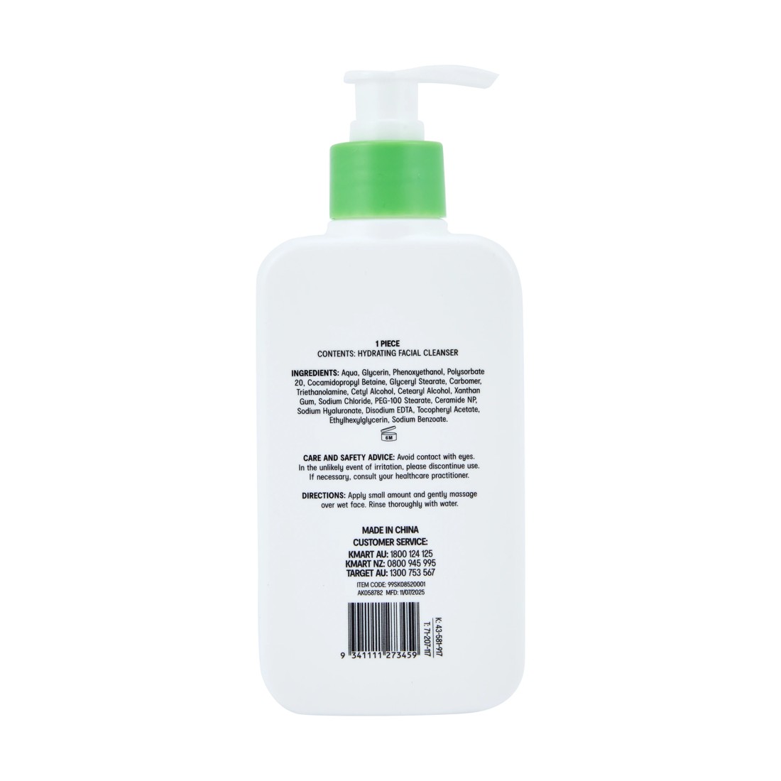 3 OXX Skincare Hydrating Facial Cleanser 200ml - Ceramide, 3 of 3