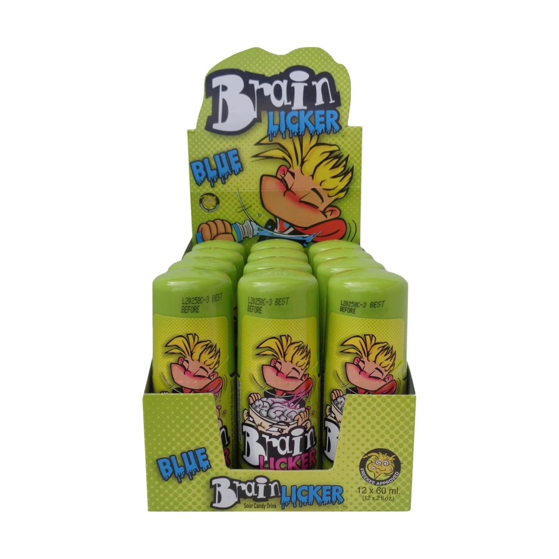 2 Blue Brain Licker Sour Candy Drink 60ml - Assorted, 2 of 3