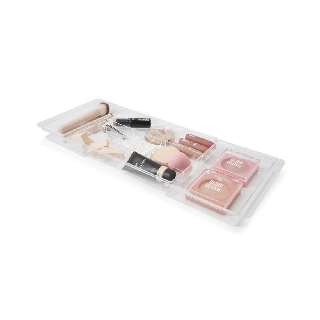 3 Clear Extended Drawer Organiser, 3 of 9