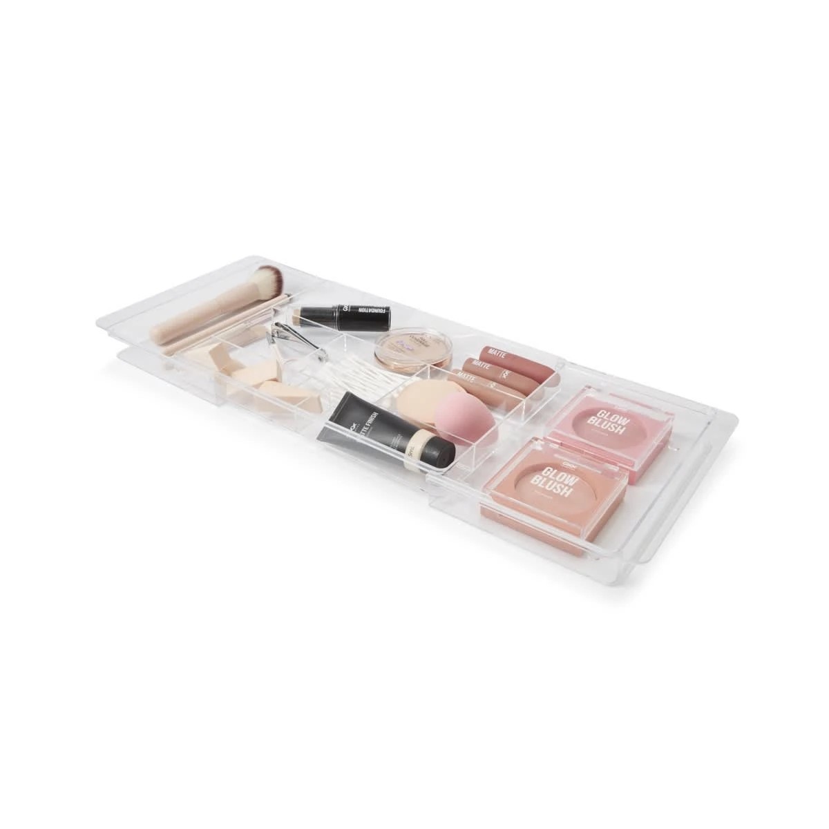 3 Clear Extended Drawer Organiser, 3 of 9