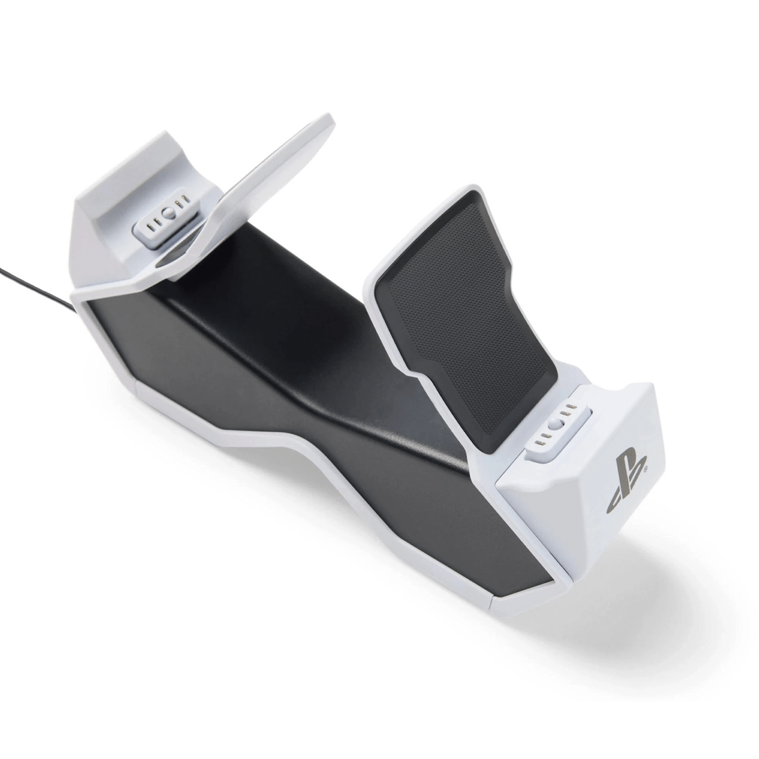 4 PowerA Twin Charging Station for PlayStation 5 DualSense Wireless Controllers - White, 4 of 10