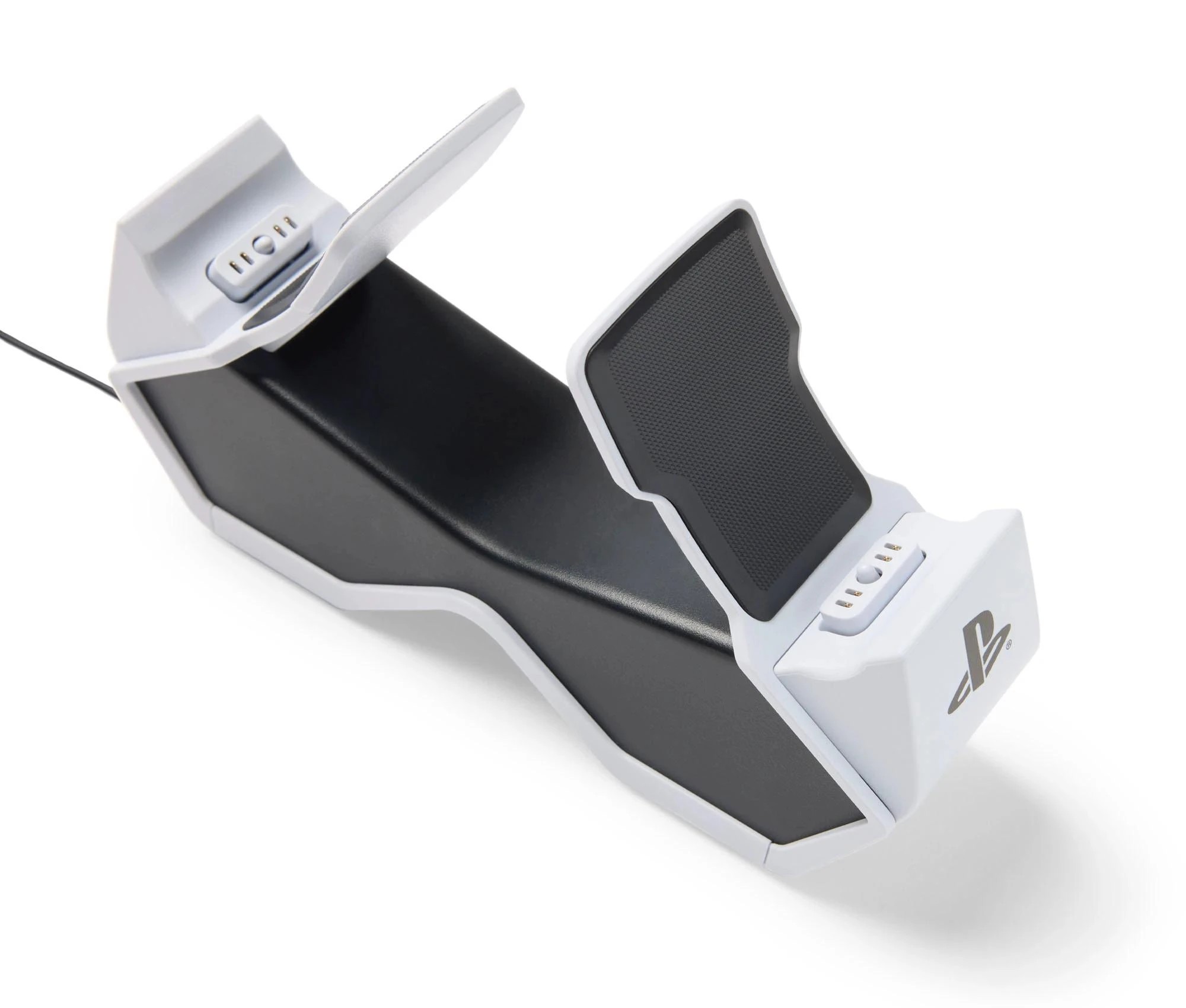 4 PowerA Twin Charging Station for PlayStation 5 DualSense Wireless Controllers - White, 4 of 10