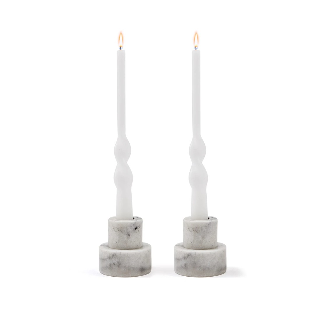 2 2 Pack Resin Taper Candle Holders, 2 of 9