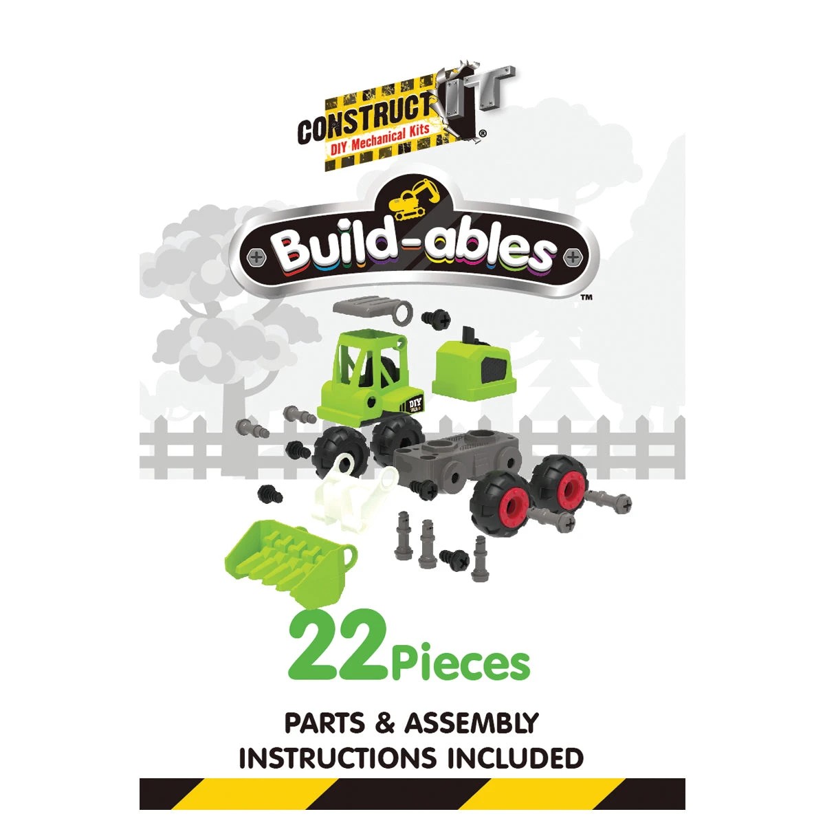 2 Construct-It Build-ables - Tractor, 2 of 5