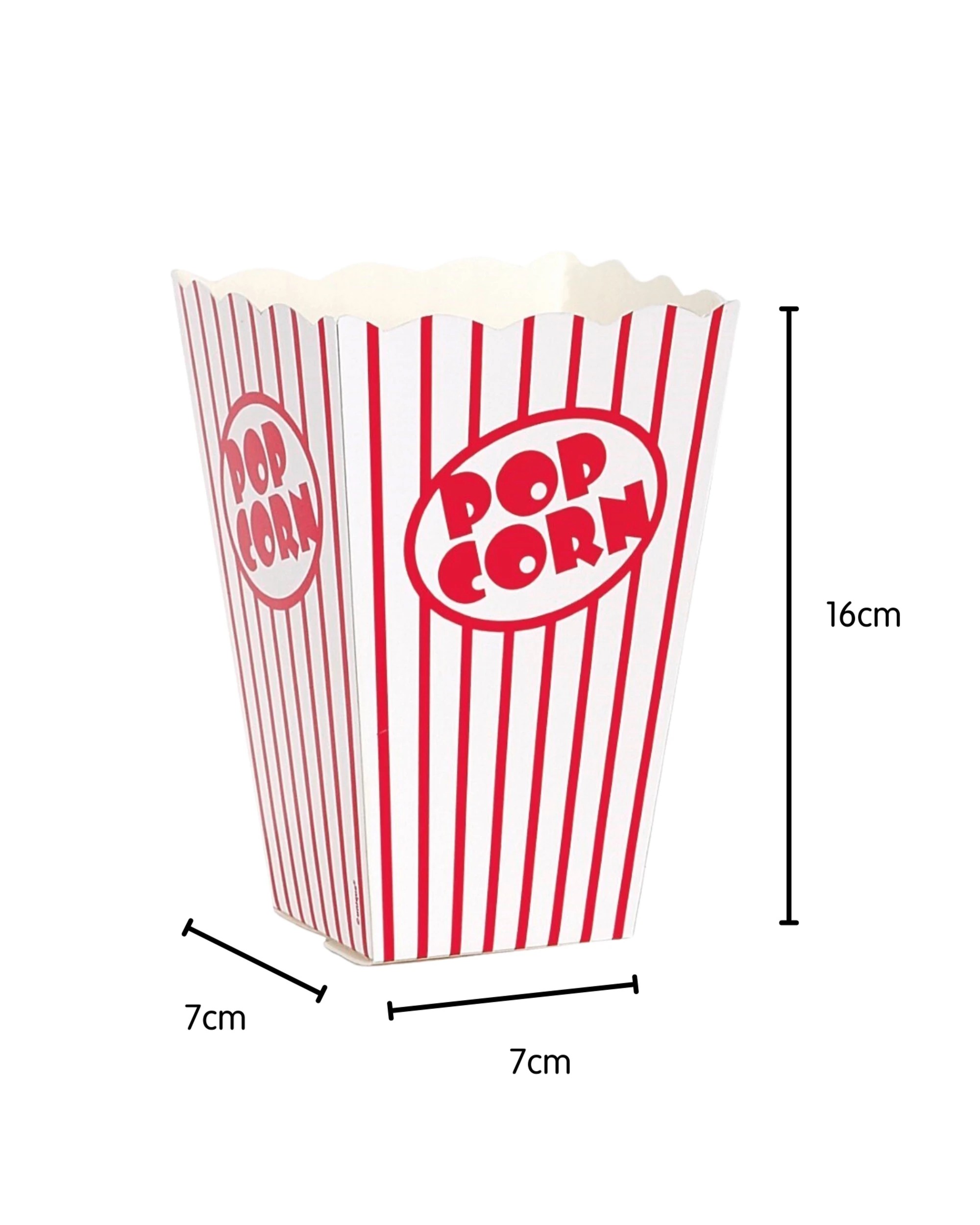 3 Unique Popcorn Boxes Pack of 10, 3 of 3