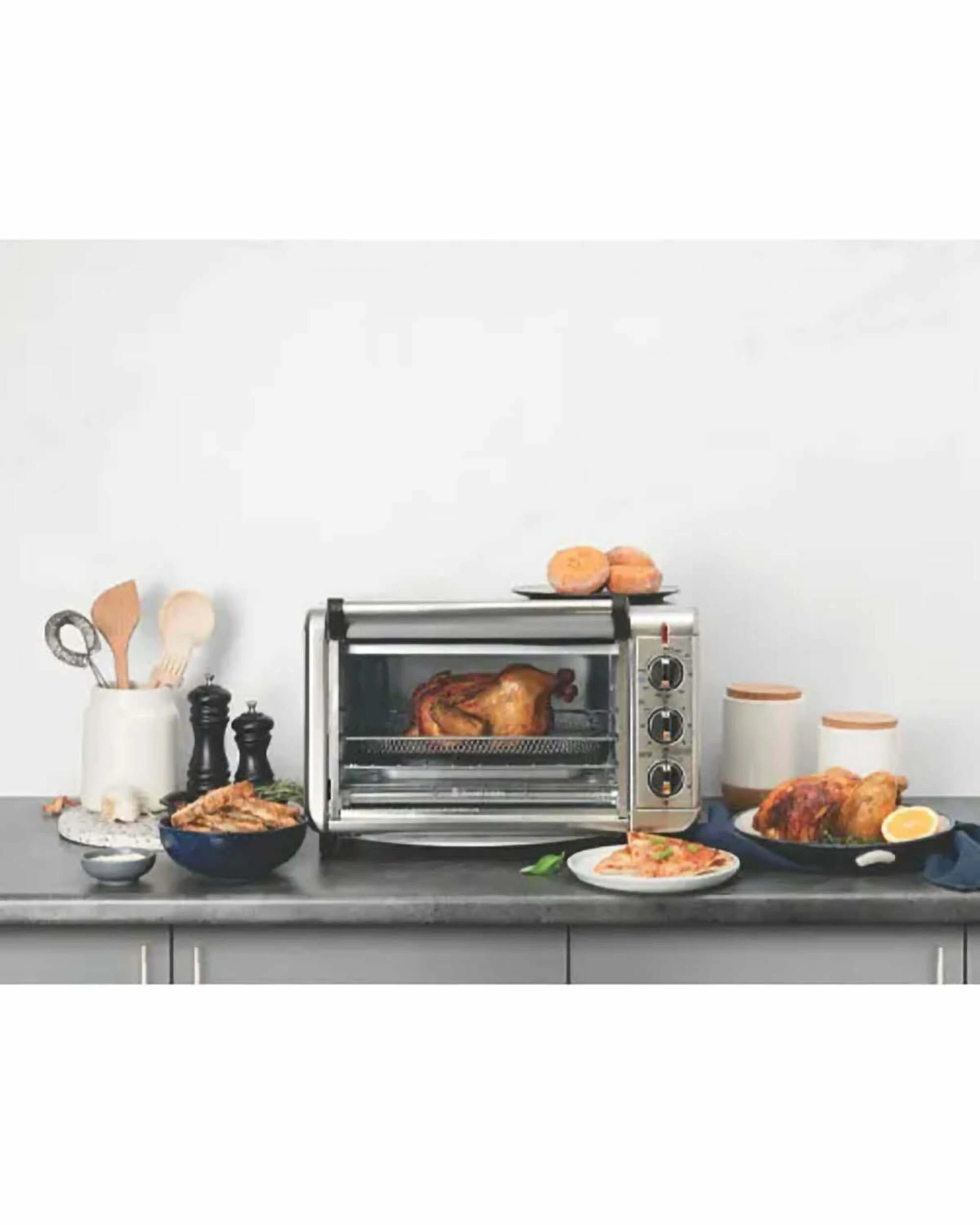 3 Russell Hobbs Air Fry Crisp N Bake Toaster Oven - SILVER, 3 of 4
