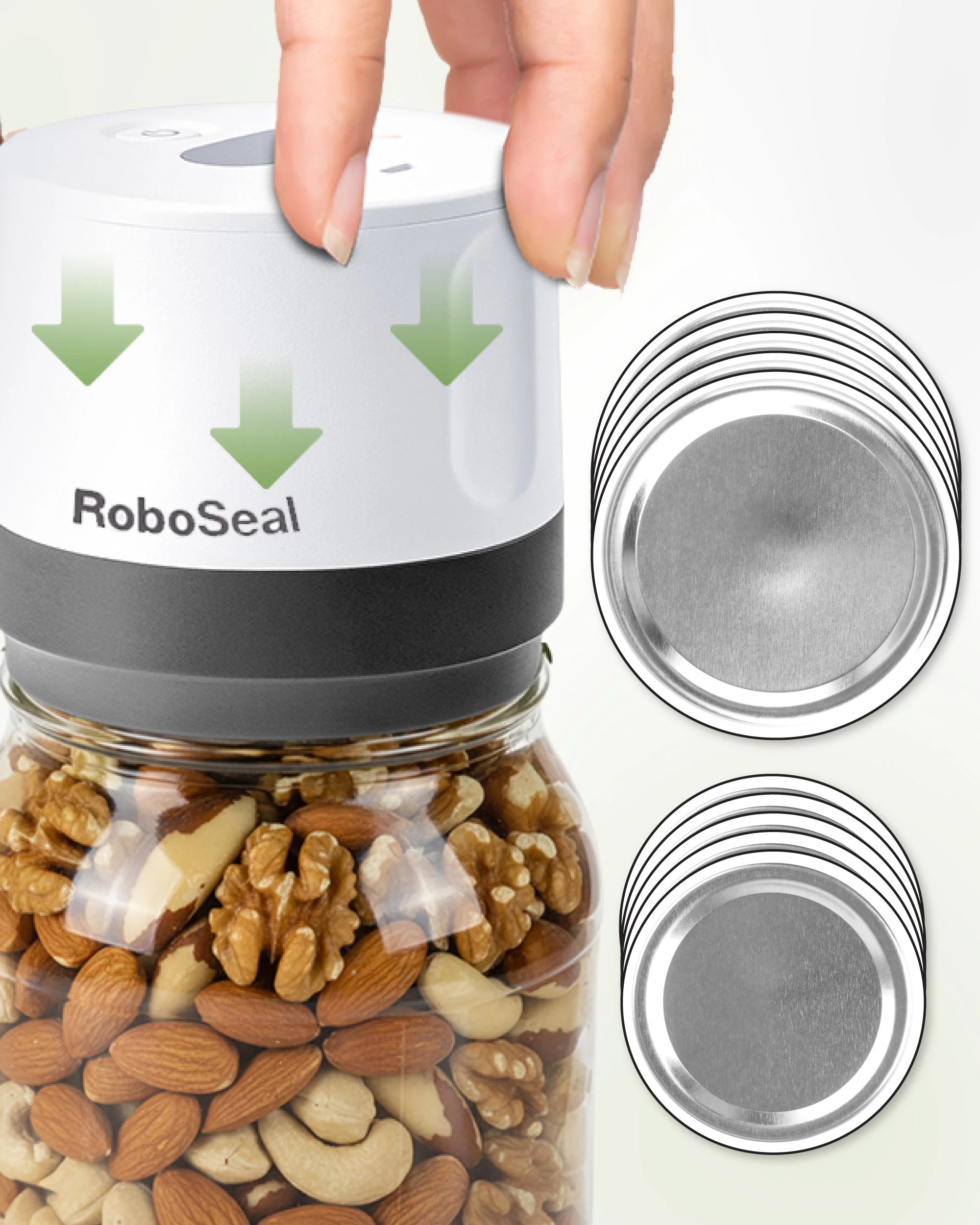 8 Global Shop Direct Roboseal Electric Vacuum Sealer for Jars, 8 of 8