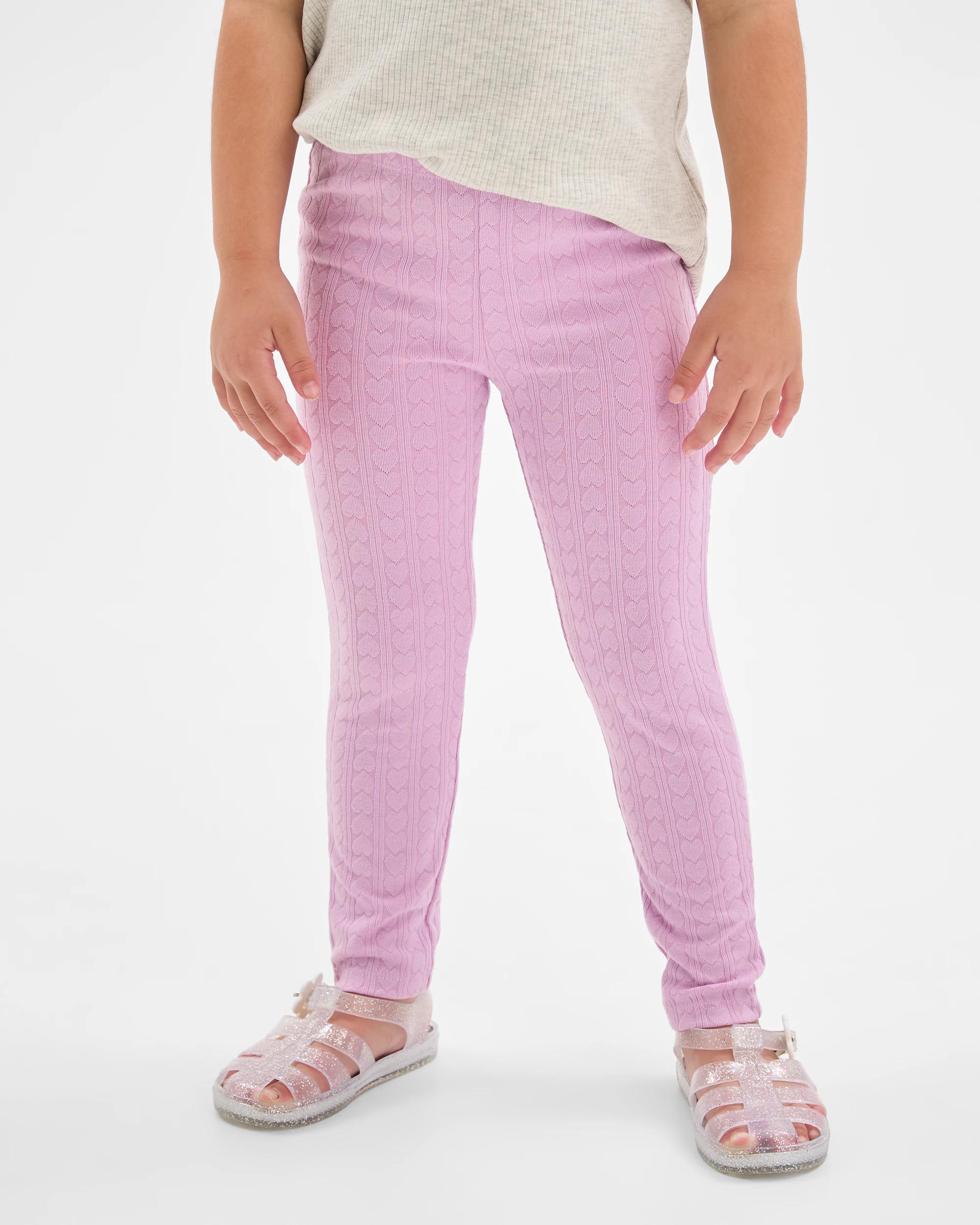 3 Target Kids Heart Core Leggings PURPLE, 3 of 6